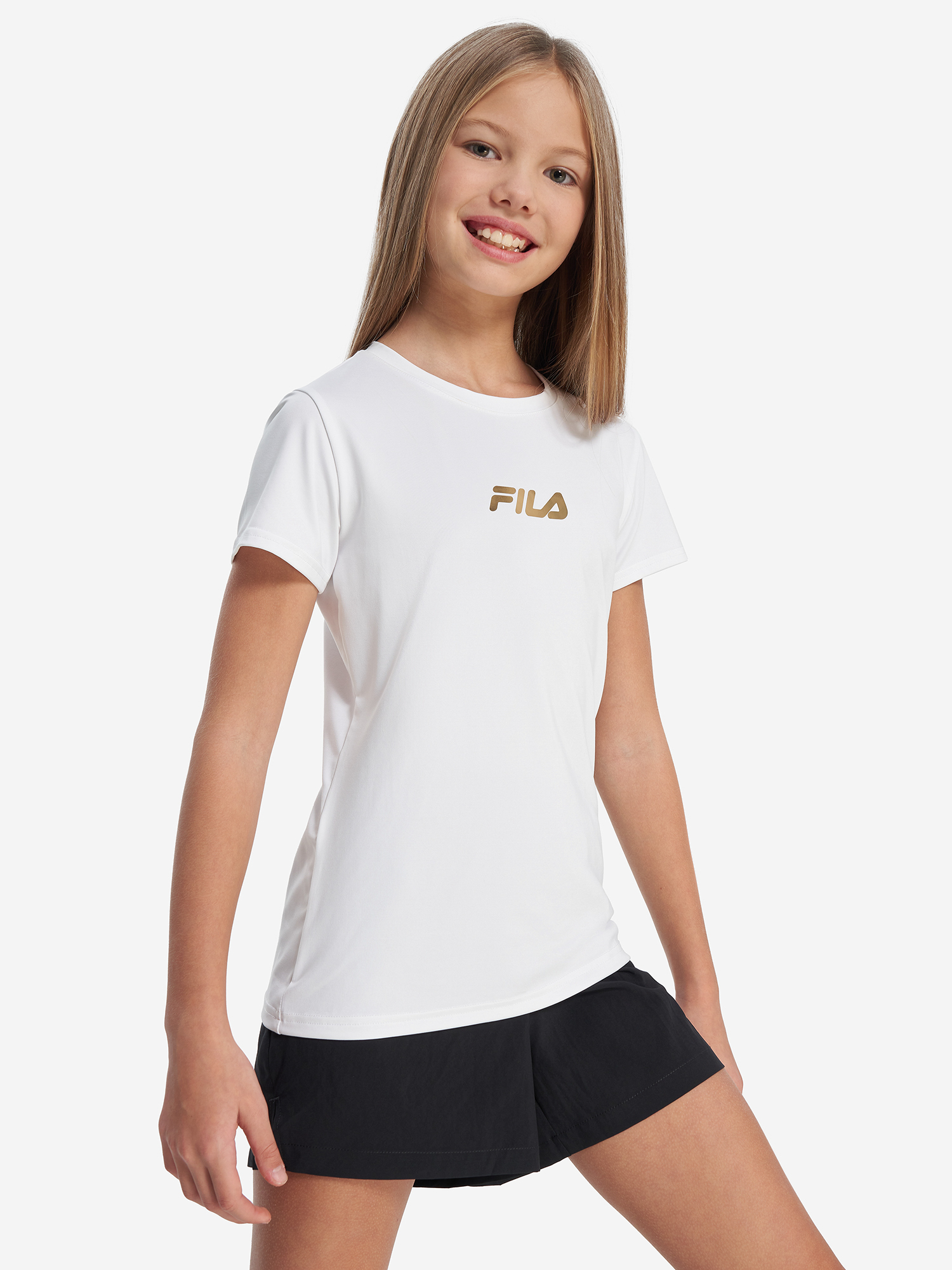 Футболка для девочек FILA, Белый