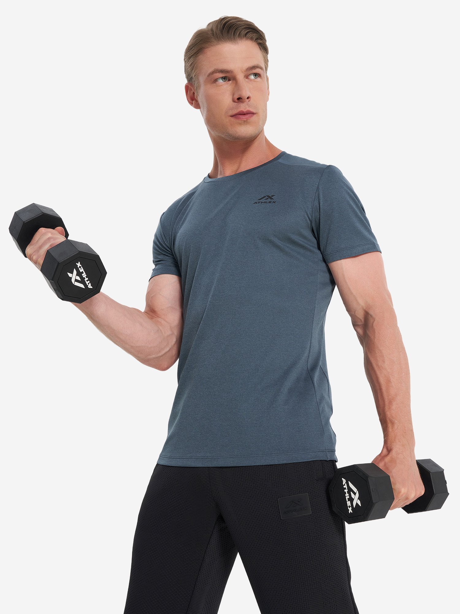 Футболка мужская Athlex, Серый