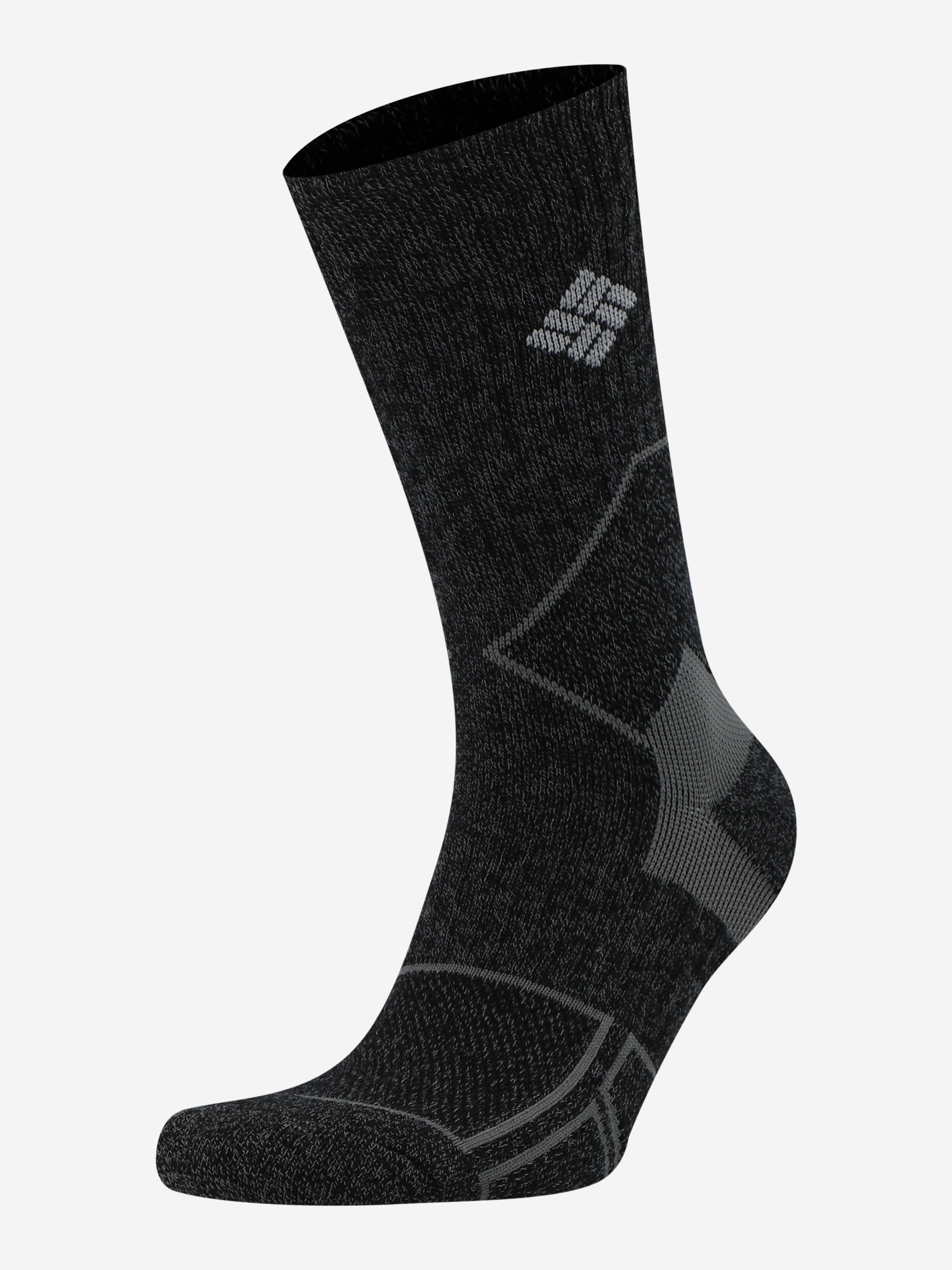 Носки компрессионные Columbia Hiking Light Weight Crew, 1 пара, Серый