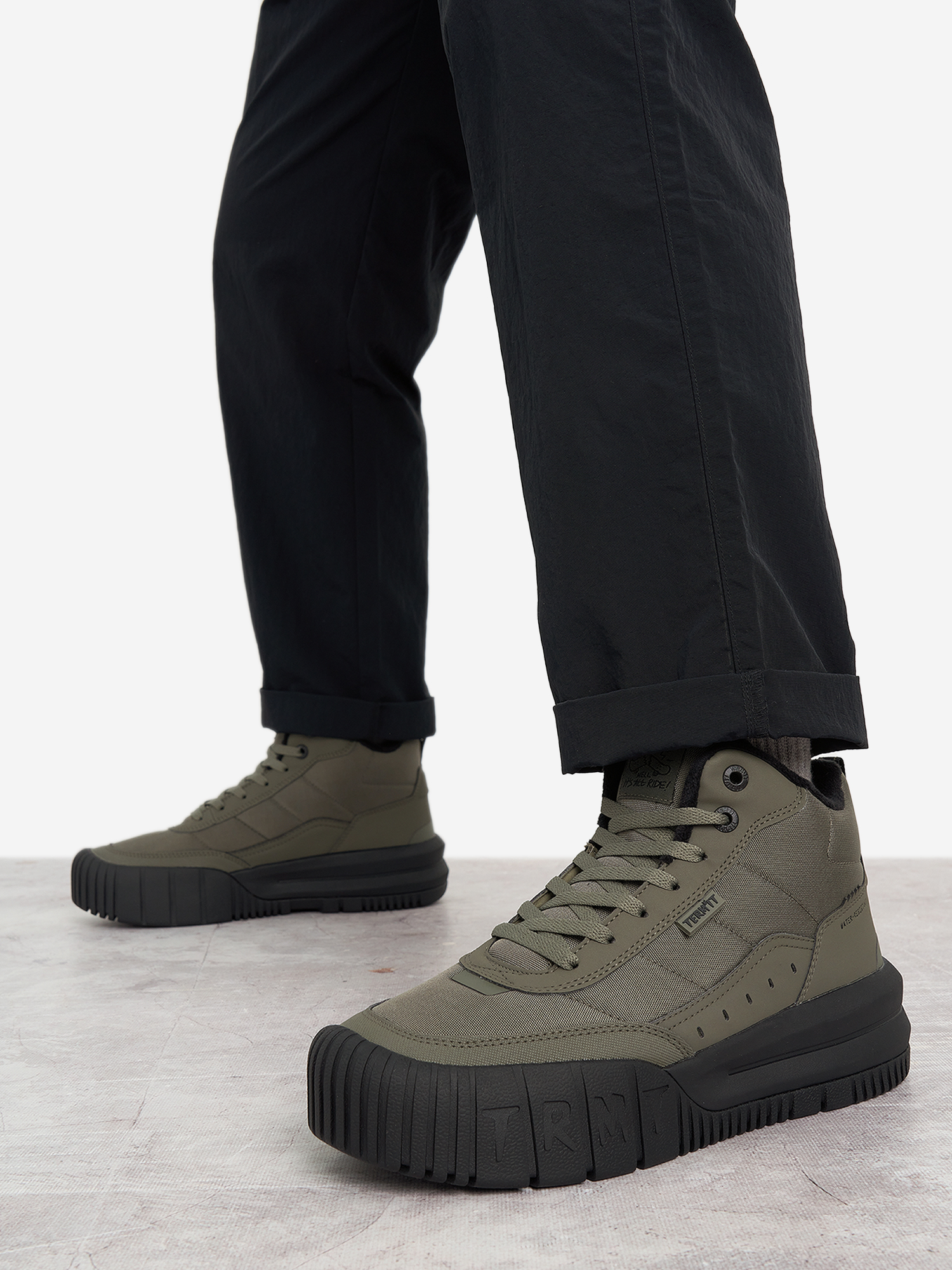 Кеды утепленные мужские Termit Invader Hi 4.0, Зеленый