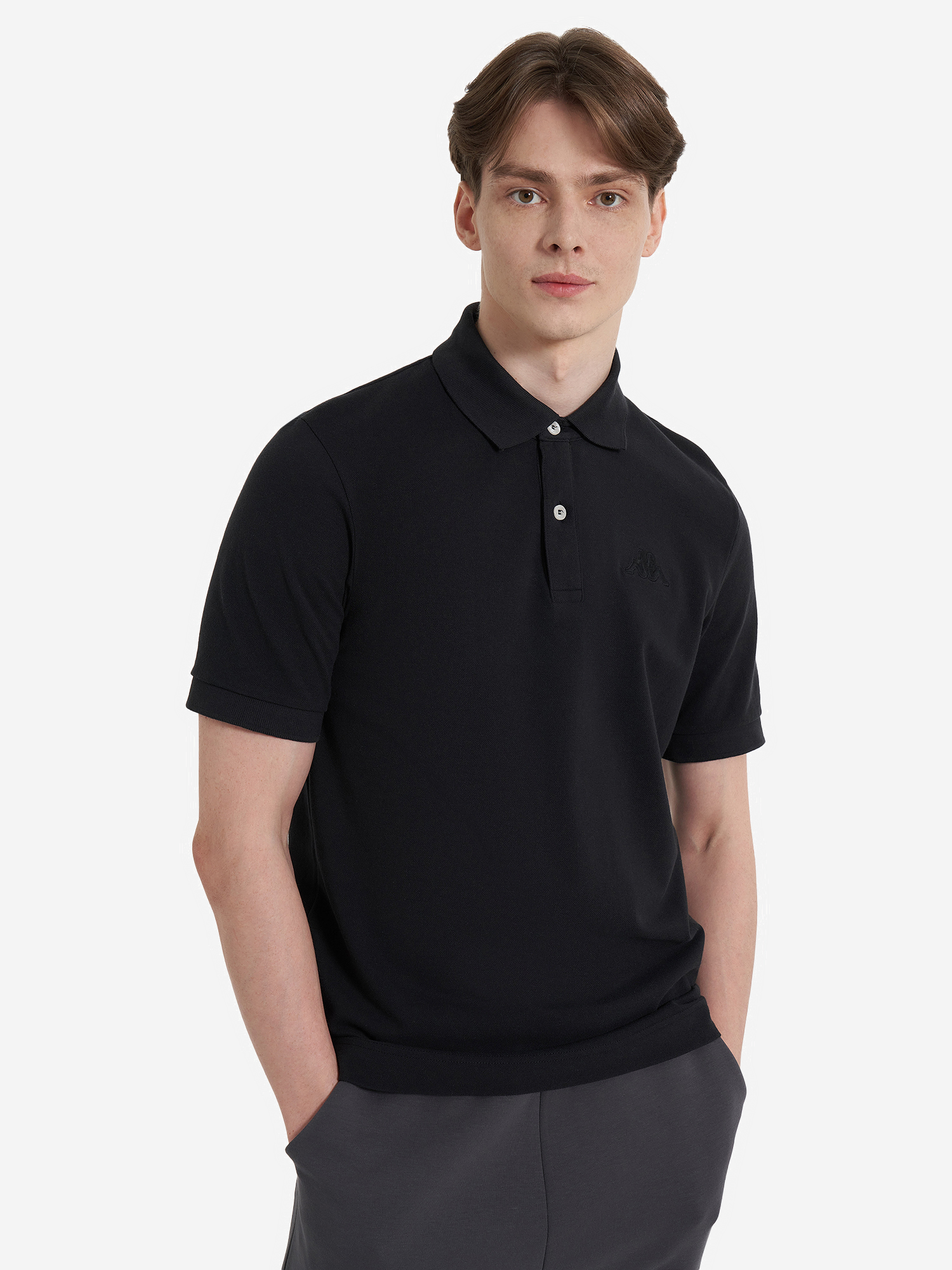 Поло мужское Kappa Polo d’Origini, Черный