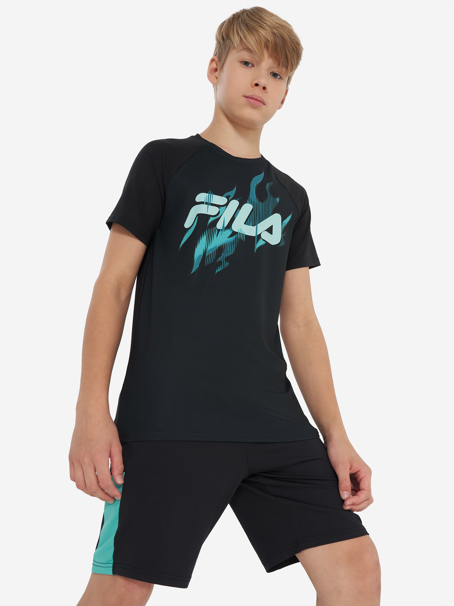 Футболка для мальчиков FILA, Черный