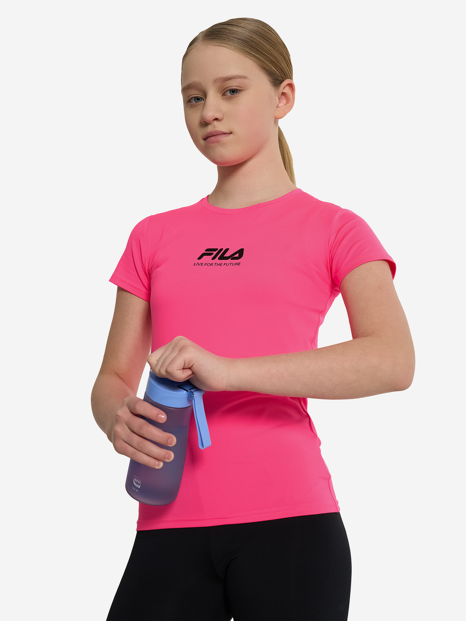 Футболка для девочек FILA, Розовый