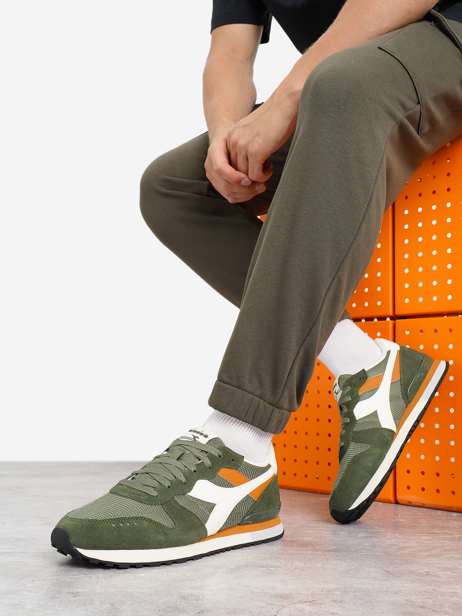 Кроссовки мужские Diadora Camaro M2, Зеленый