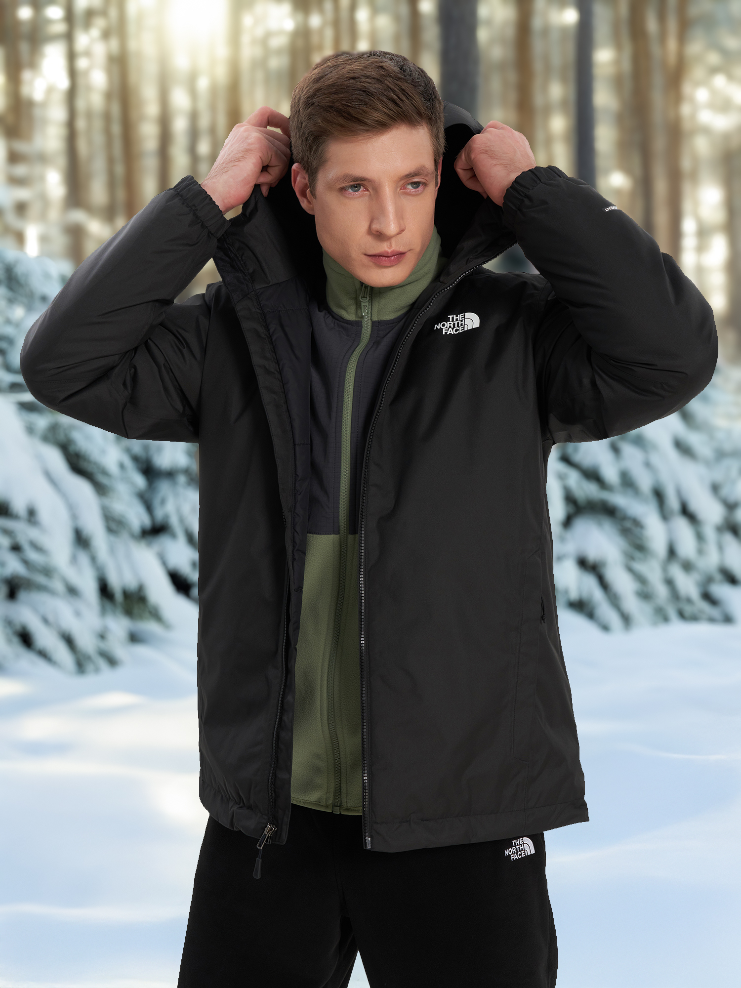 Куртка утепленная мужская The North Face Quest Insulated, Черный