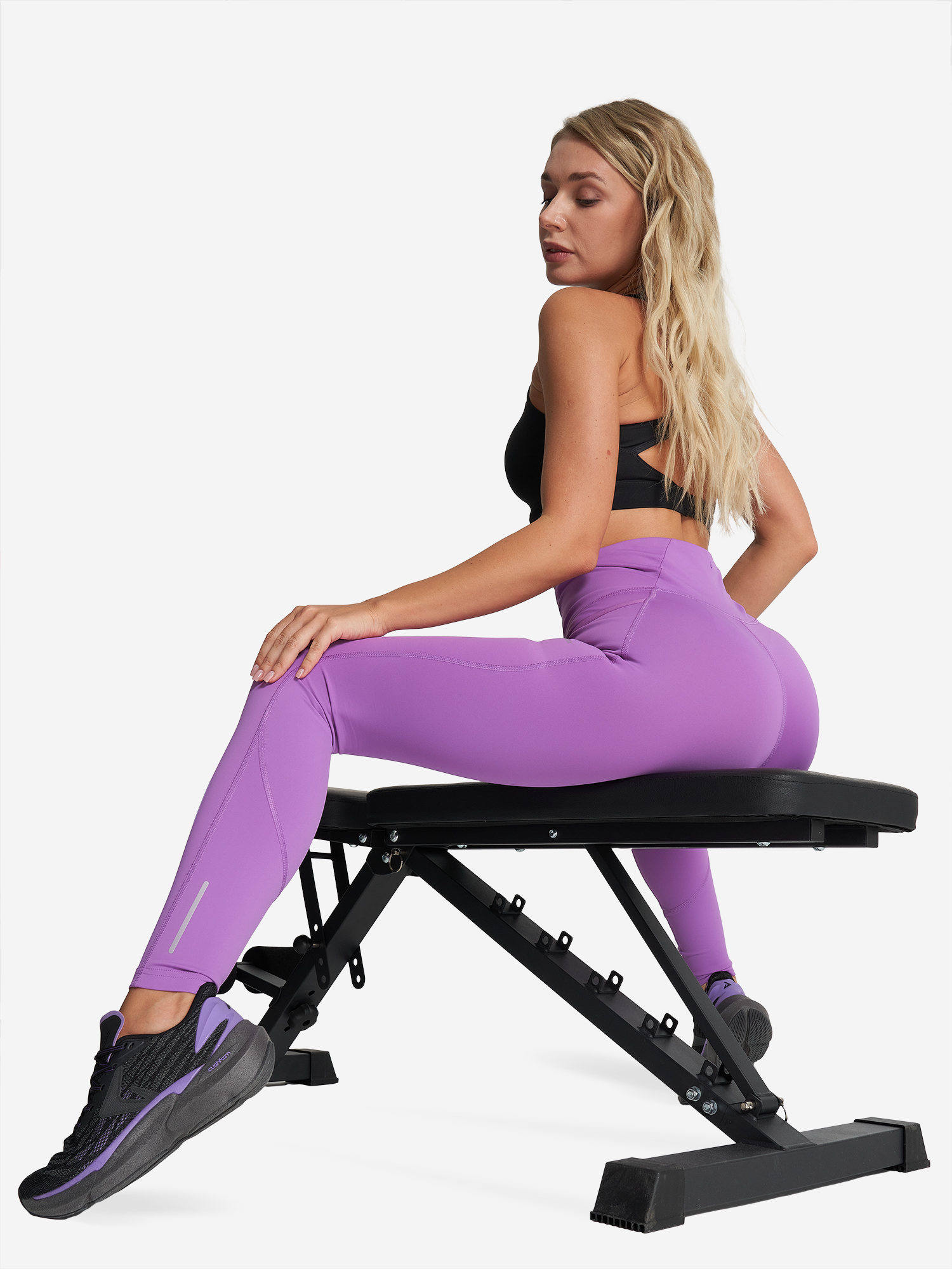 Легинсы женские Demix AeroMove Urban, Фиолетовый