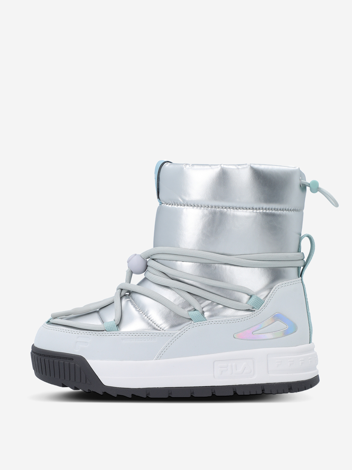 Дутики для девочек FILA Fil Puff, Серебряный