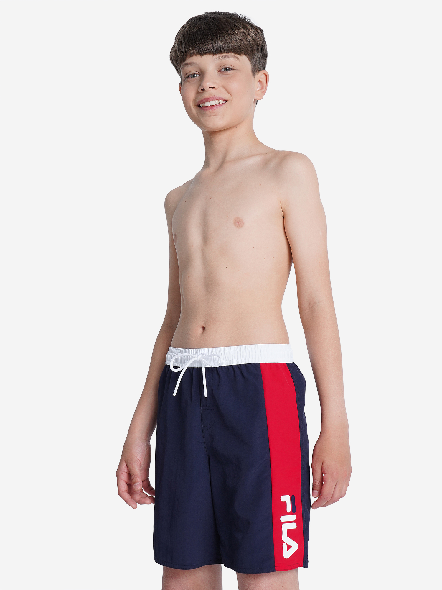 Шорты плавательные для мальчиков FILA, Красный