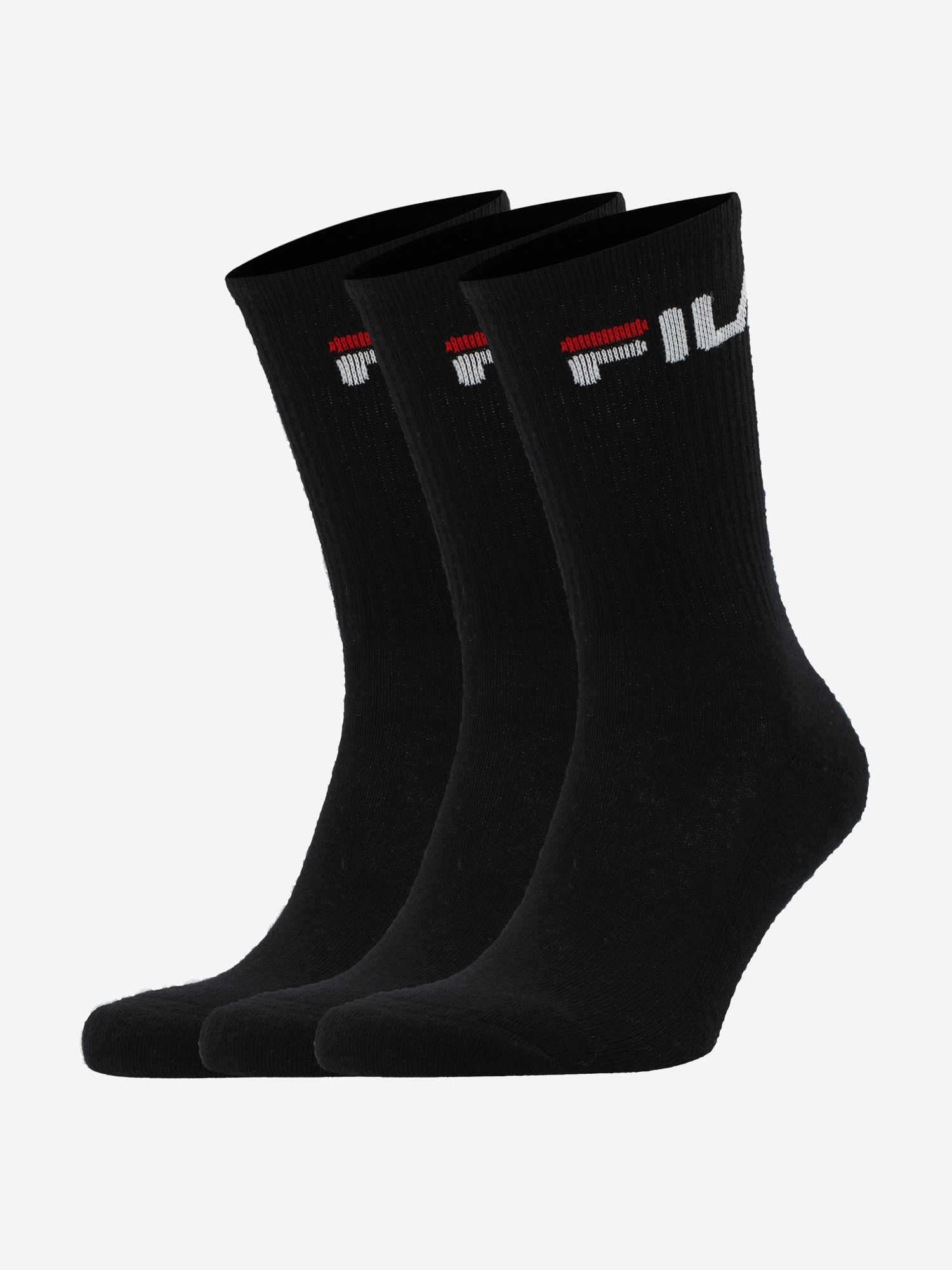 Носки FILA, 3 пары, Черный