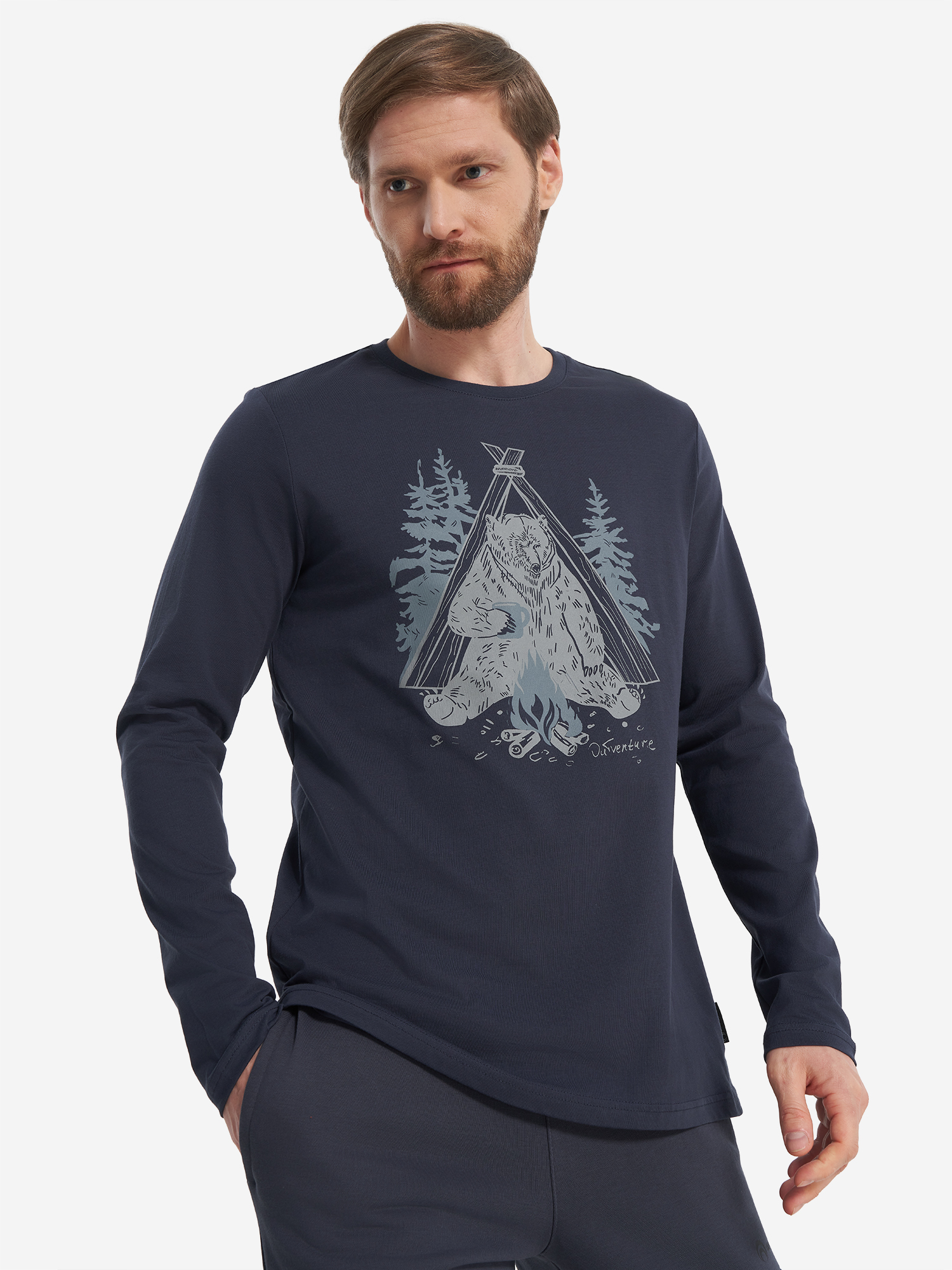 Лонгслив мужской Outventure, Синий