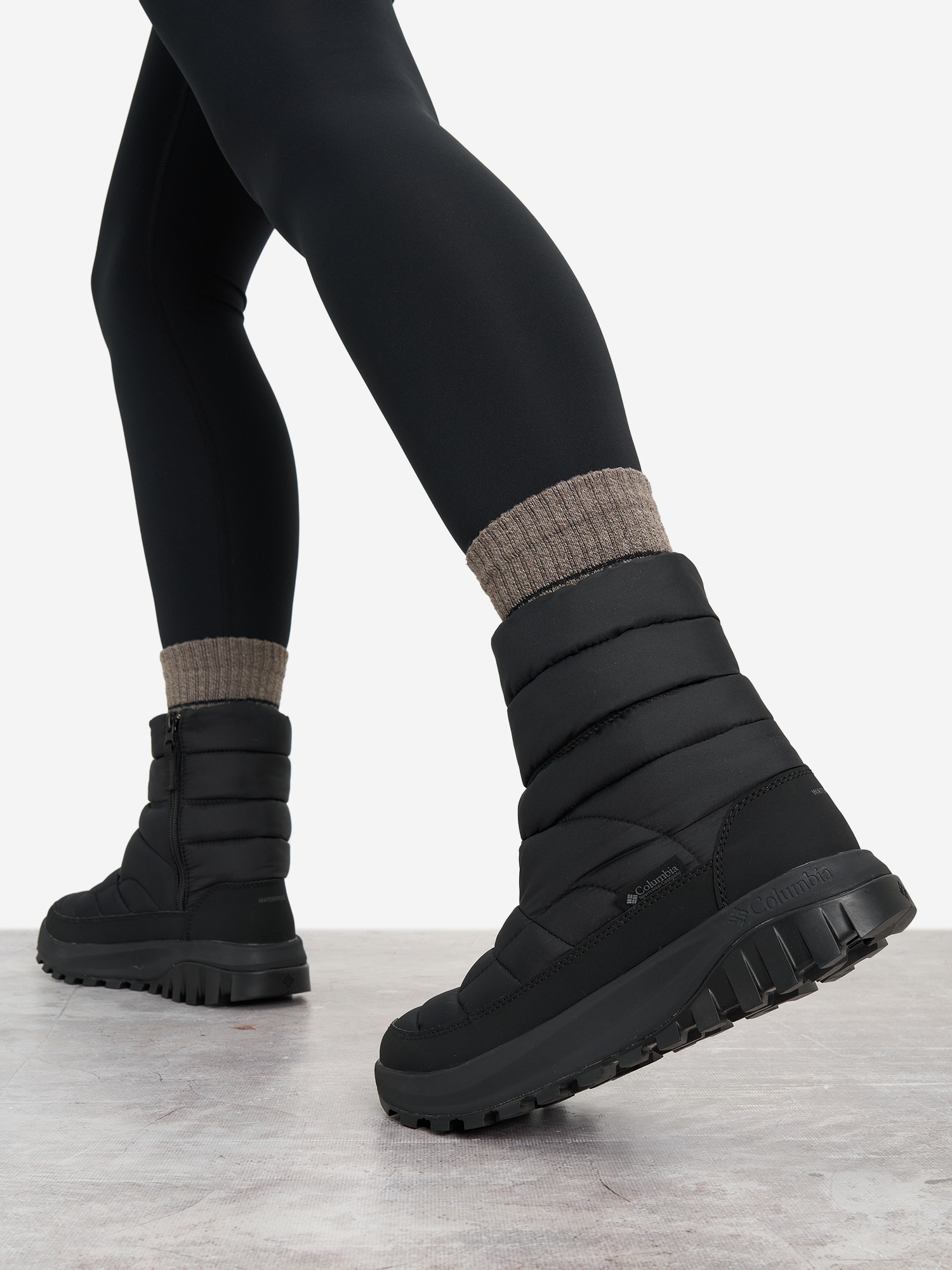 Дутики женские Columbia Snowtrot Mid, Черный