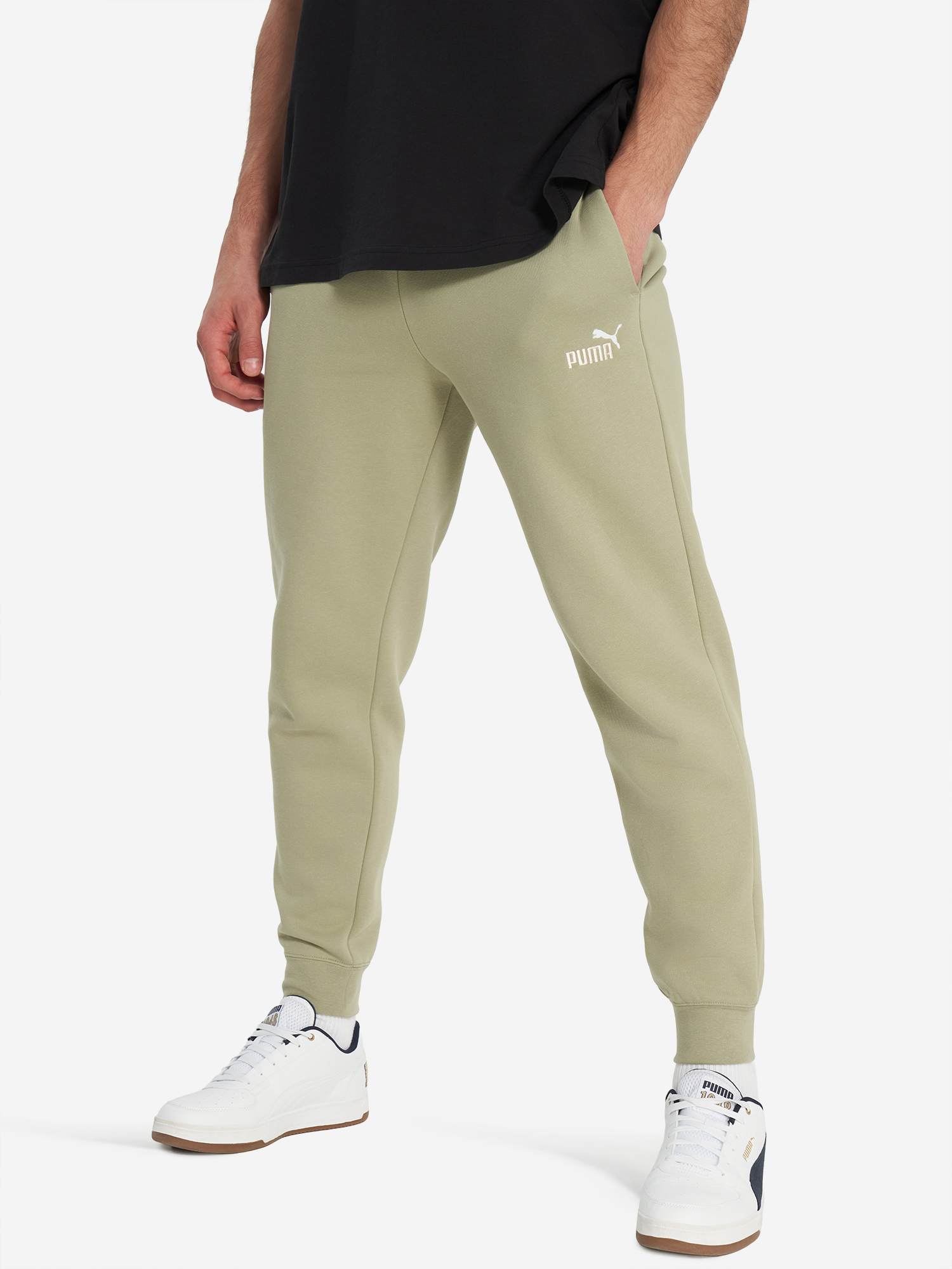 Брюки мужские PUMA Ess 2 Color No. 1 Logo, Бежевый