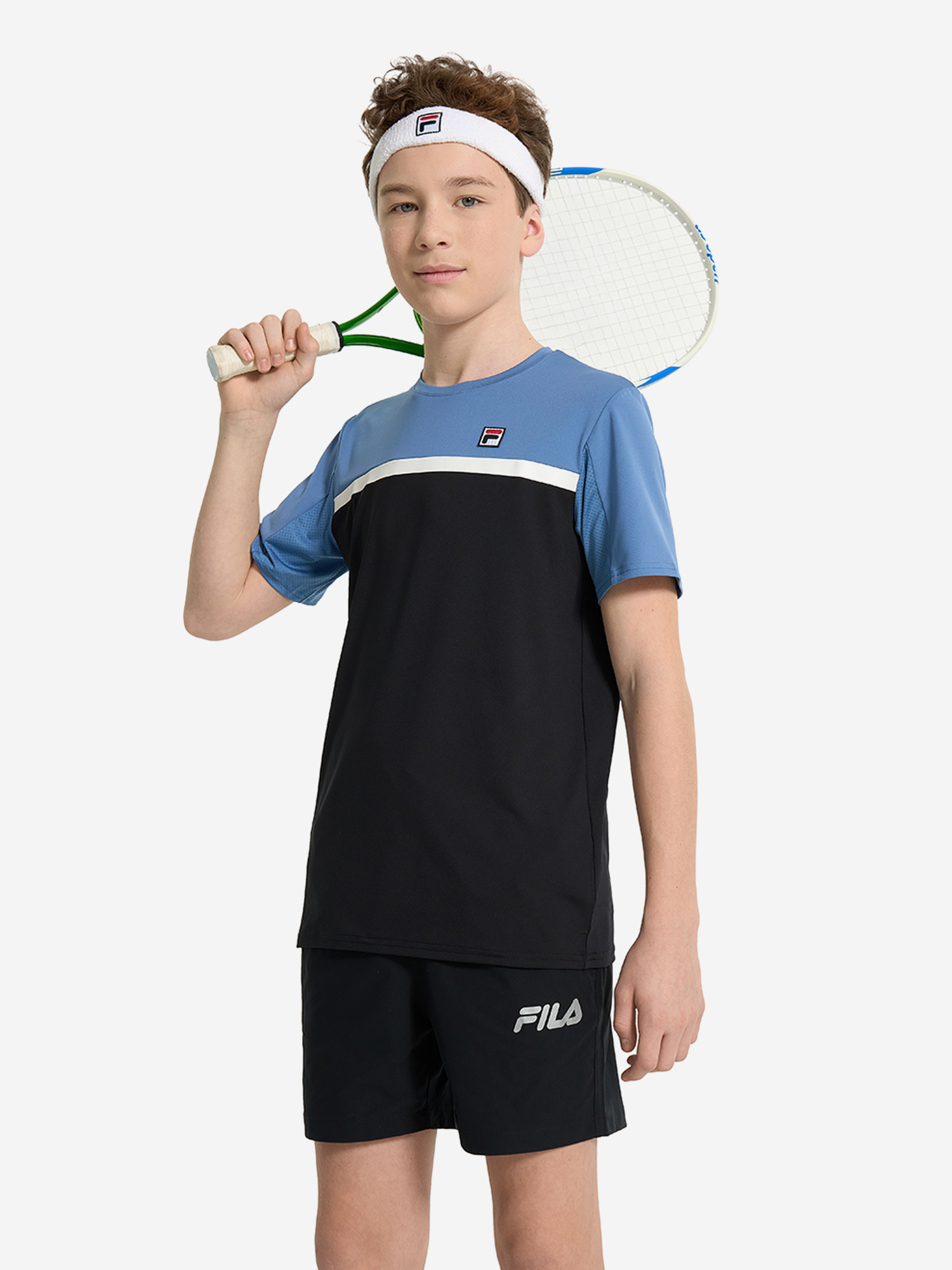 Футболка для мальчиков FILA, Черный
