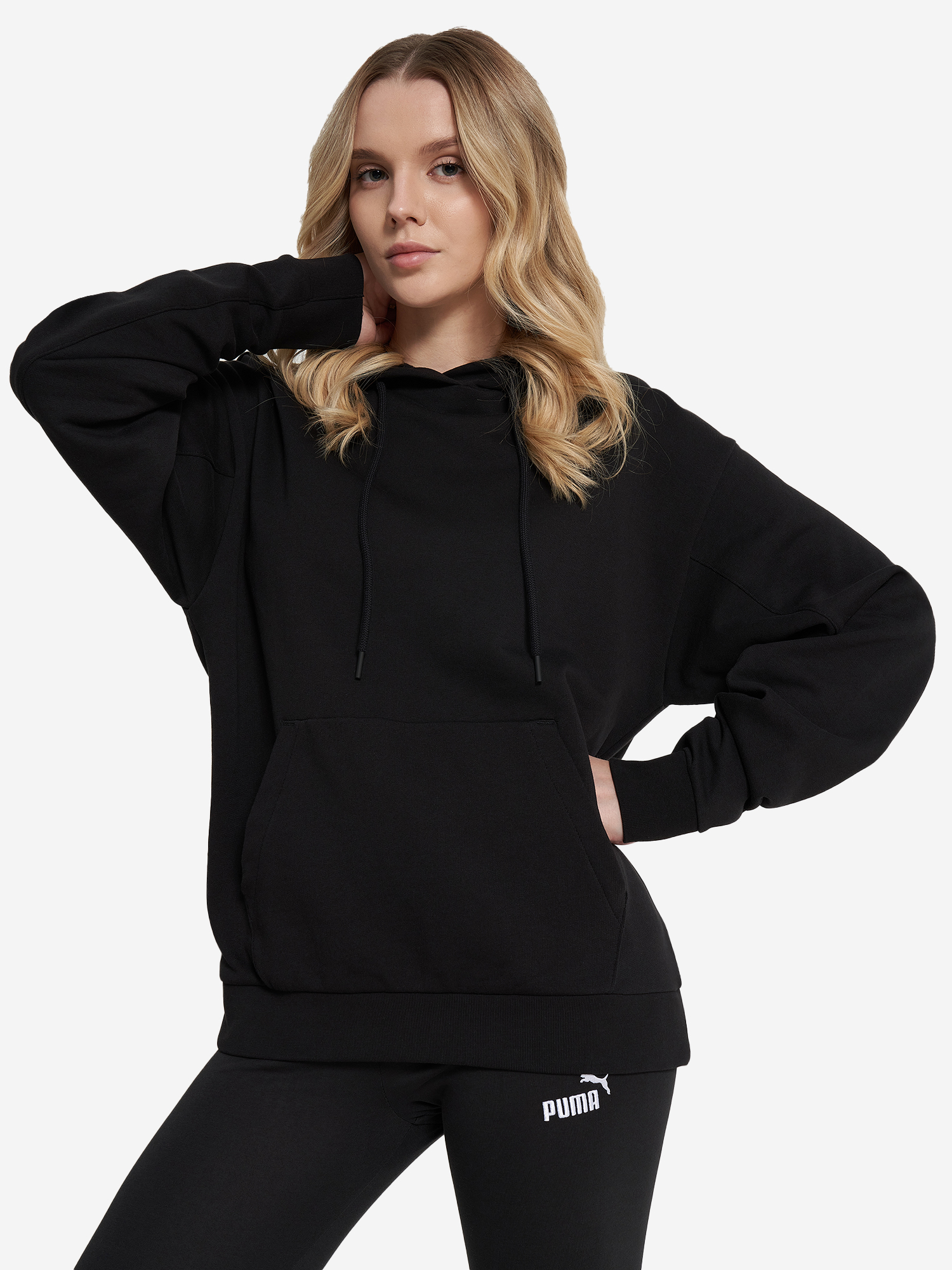 Худи женское PUMA Relaxed, Черный