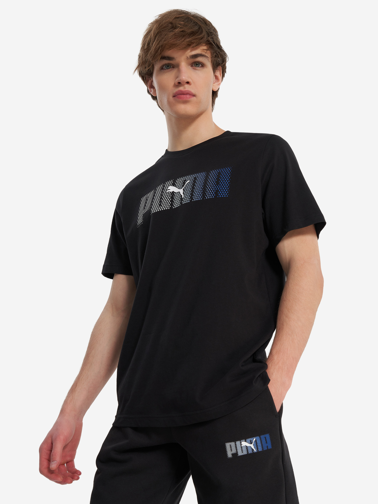 Футболка мужская PUMA Ess Logo Lab, Черный