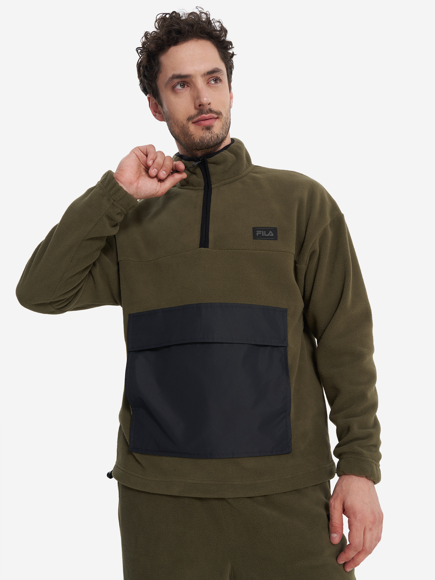 Джемпер флисовый мужской FILA, Зеленый