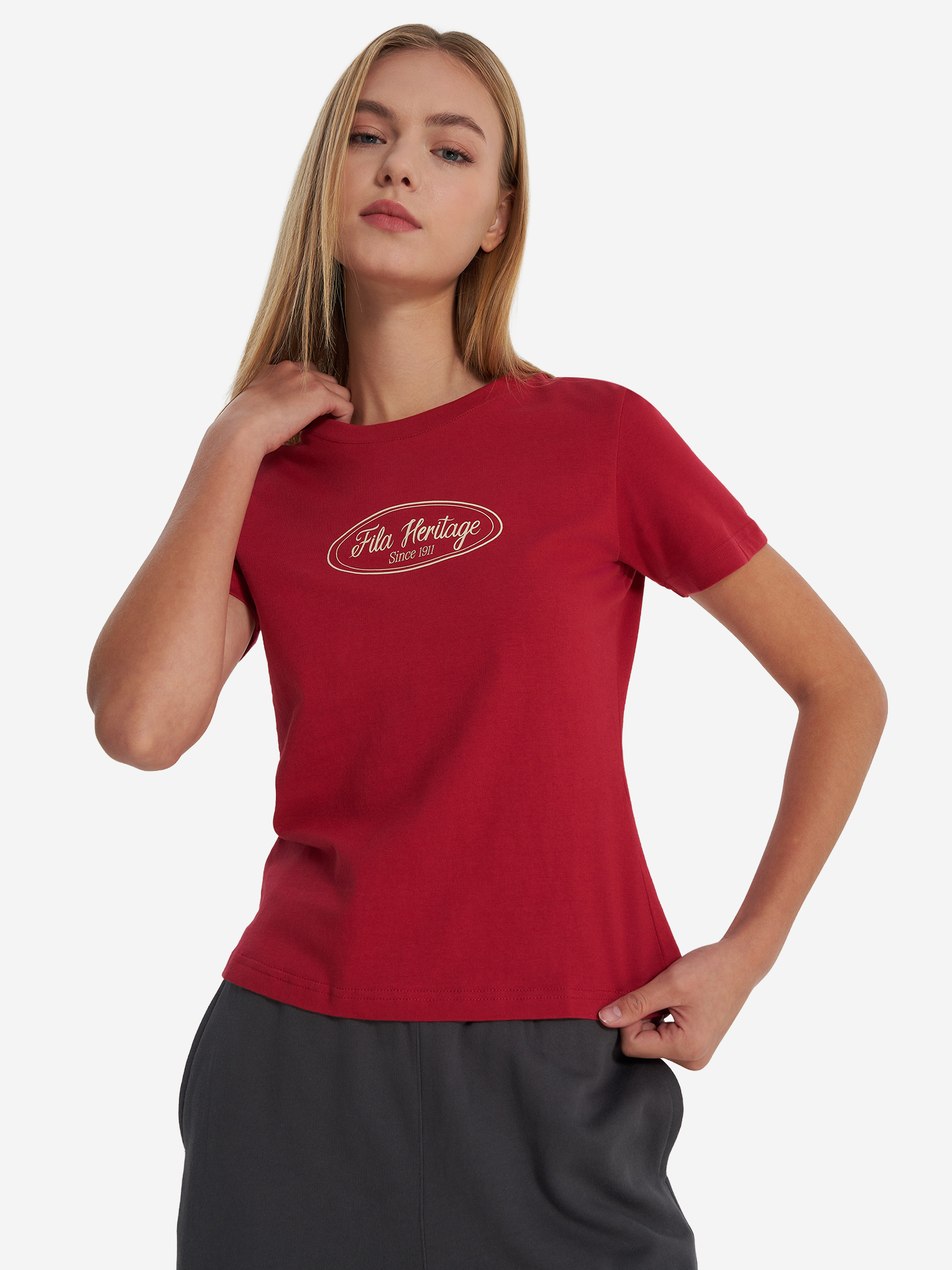 Футболка женская FILA, Красный