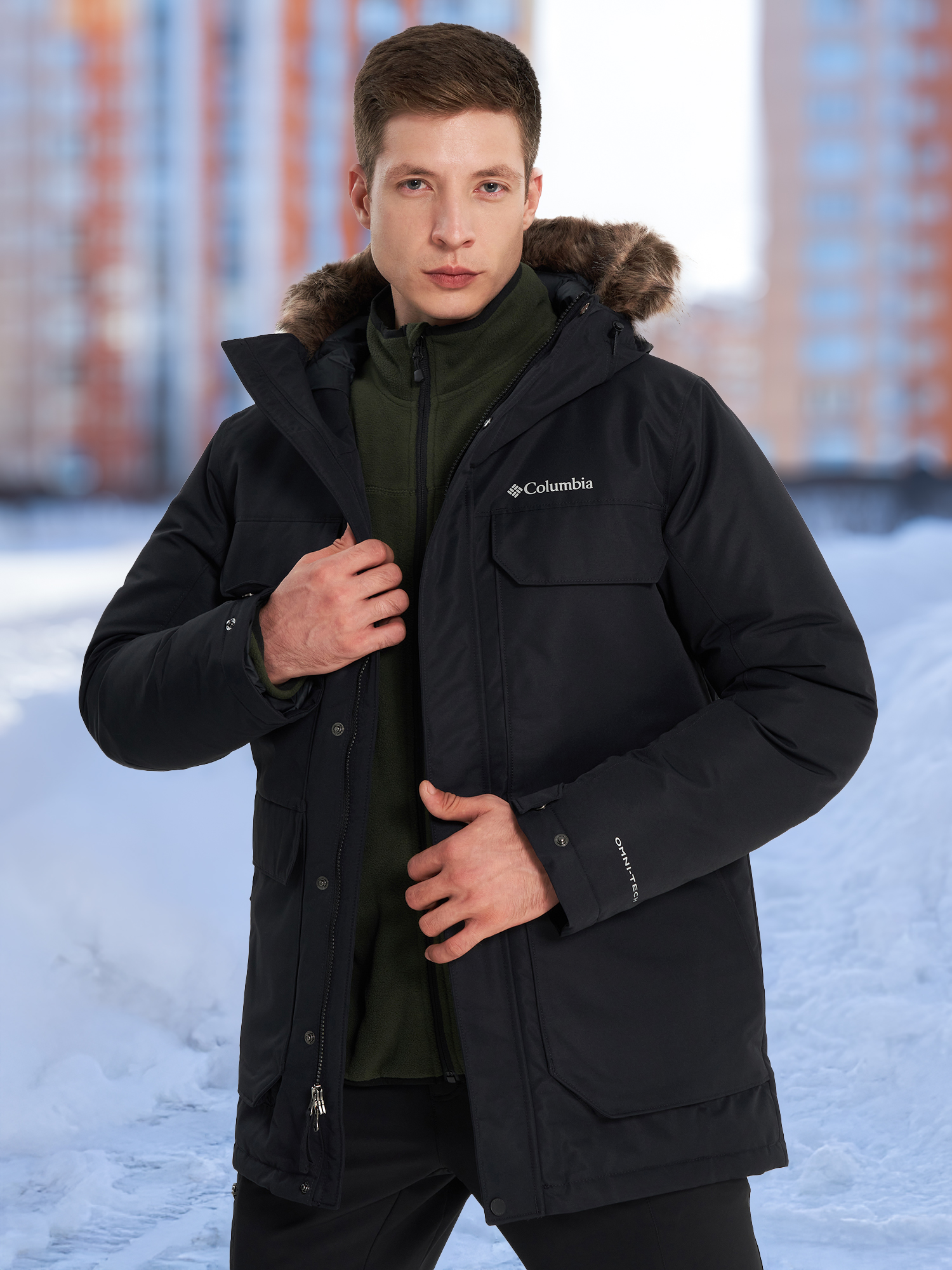 Парка мужская Columbia South Canyon III Long Parka, Черный