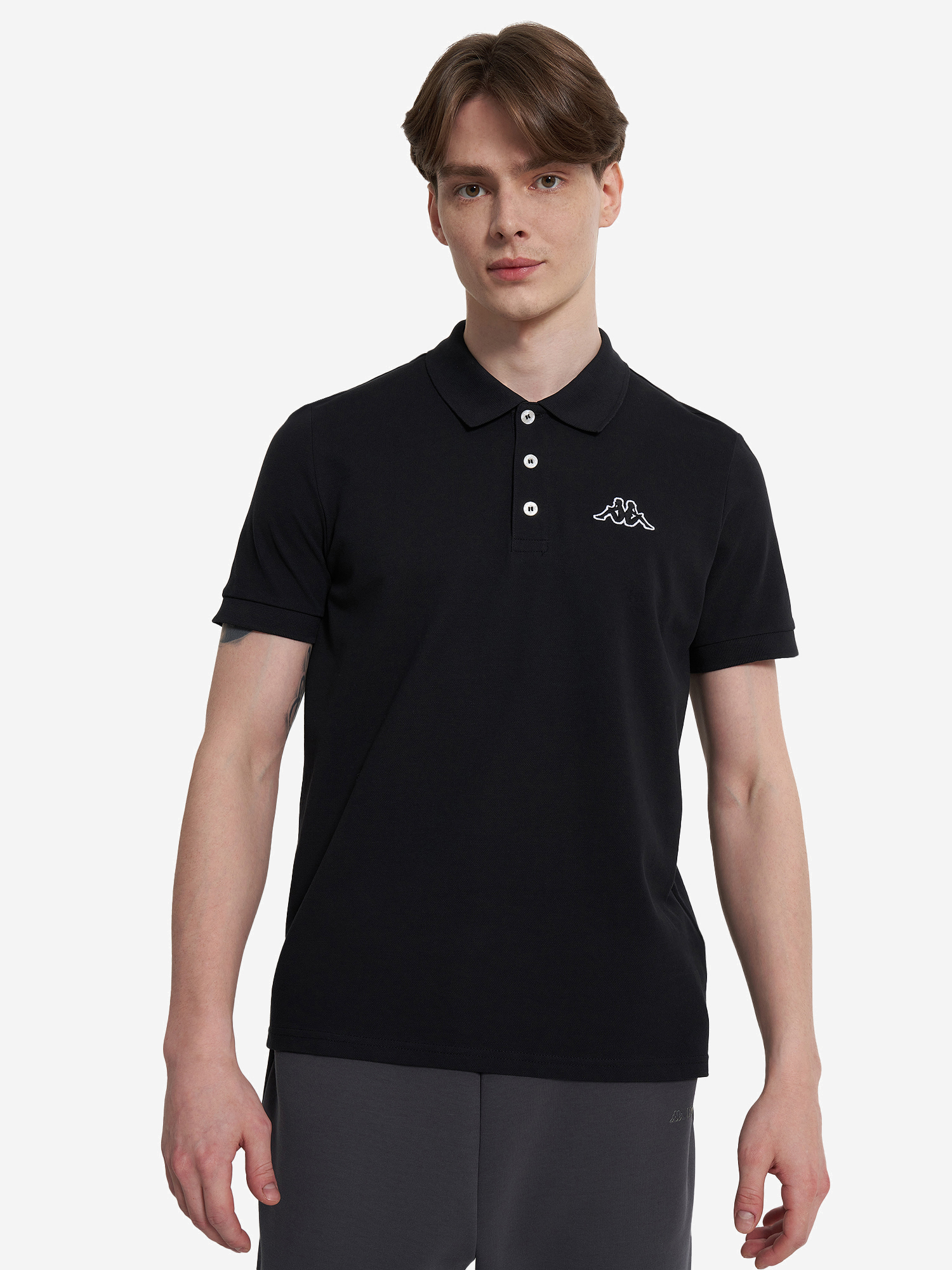 Поло мужское Kappa Polo d’Origini, Черный