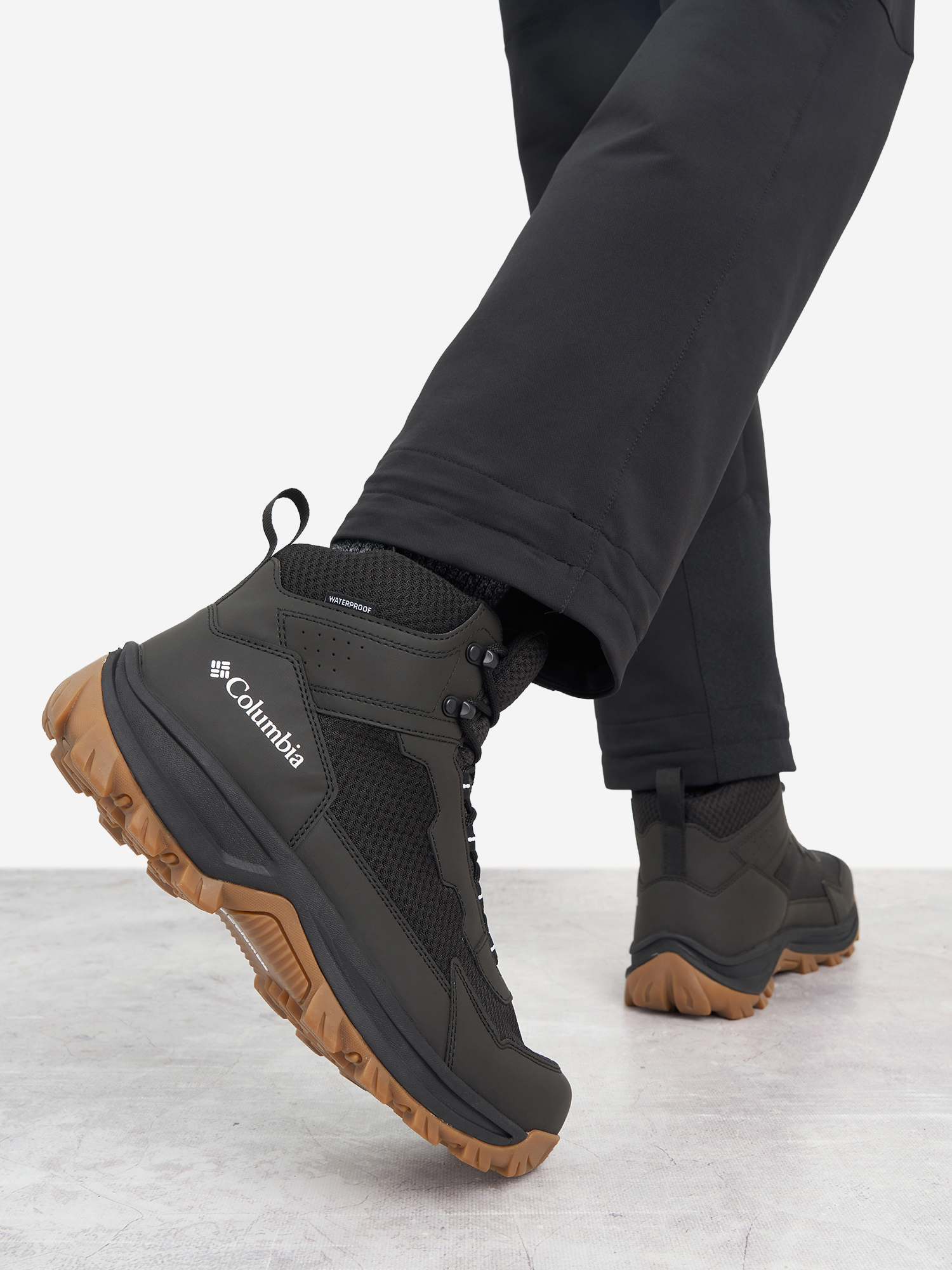 Ботинки утепленные мужские Columbia Aldergrove Waterproof, Черный