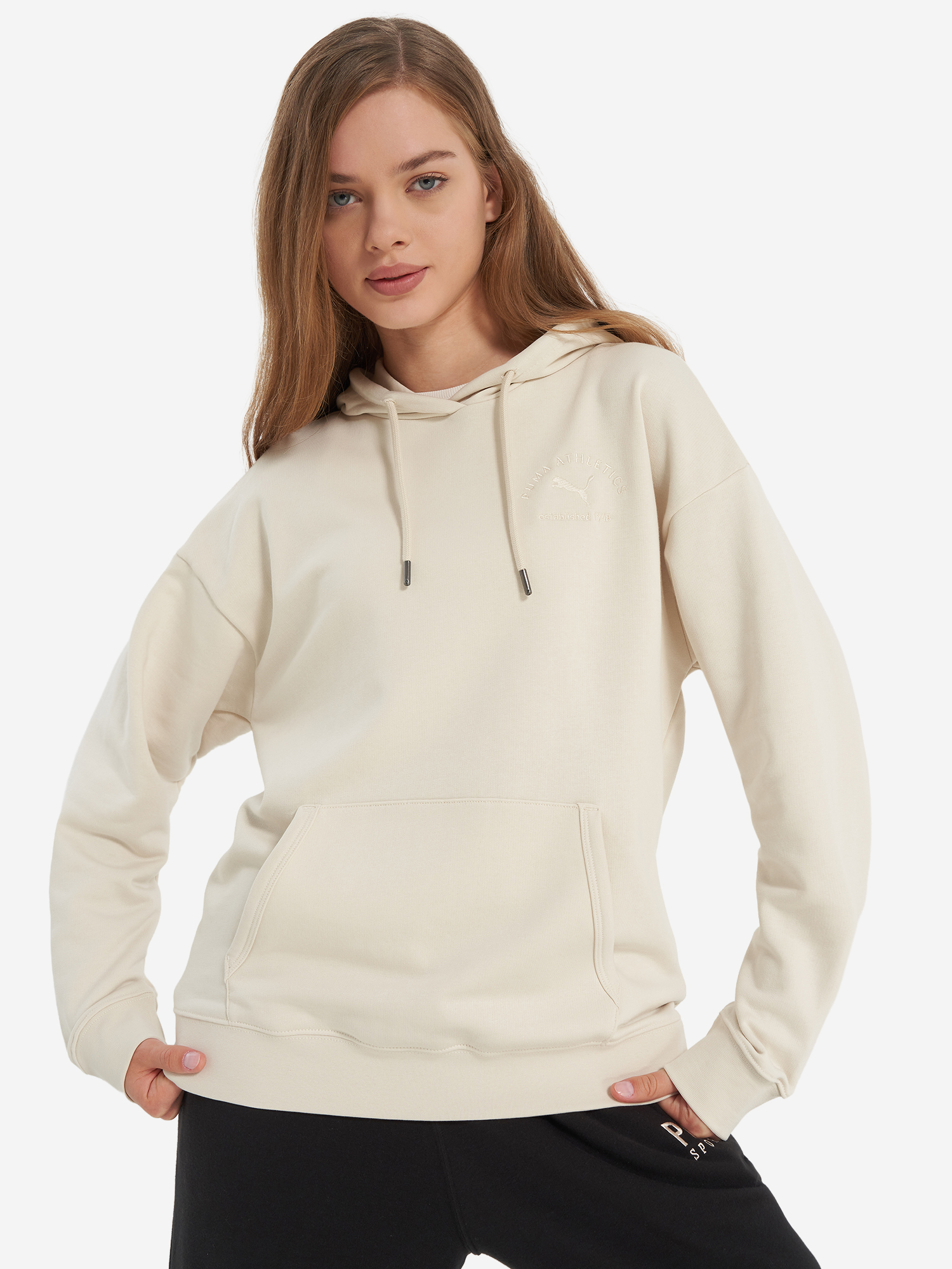 Худи женское PUMA, Бежевый