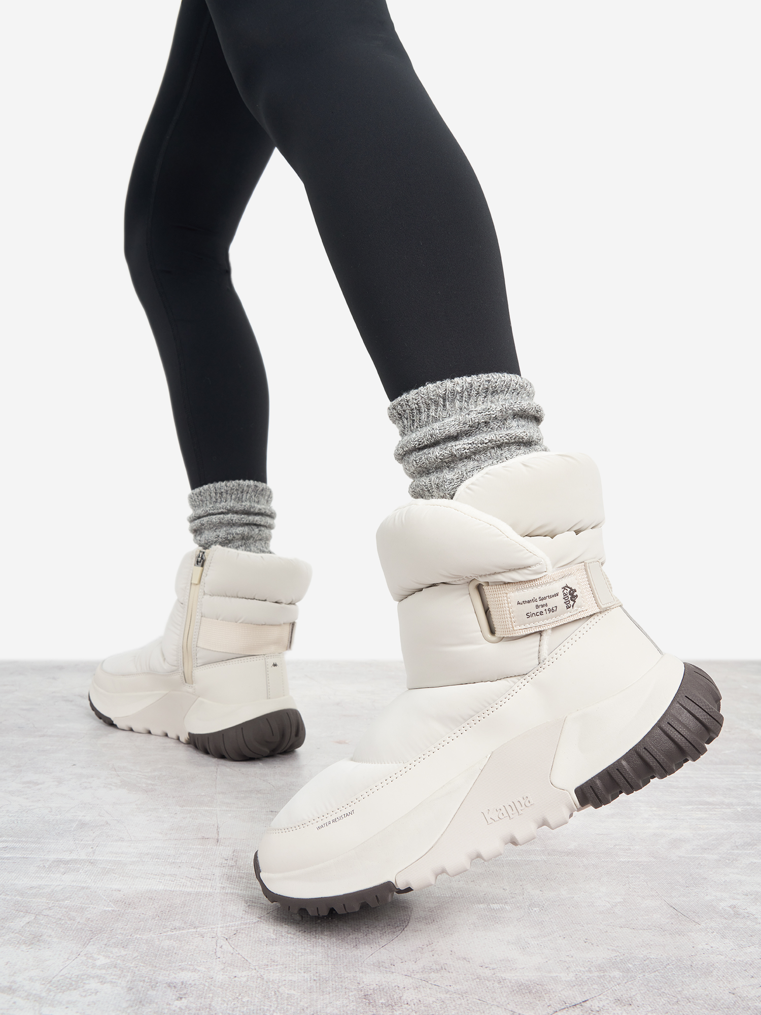 Дутики женские Kappa Giusto Mid Puffy, Бежевый
