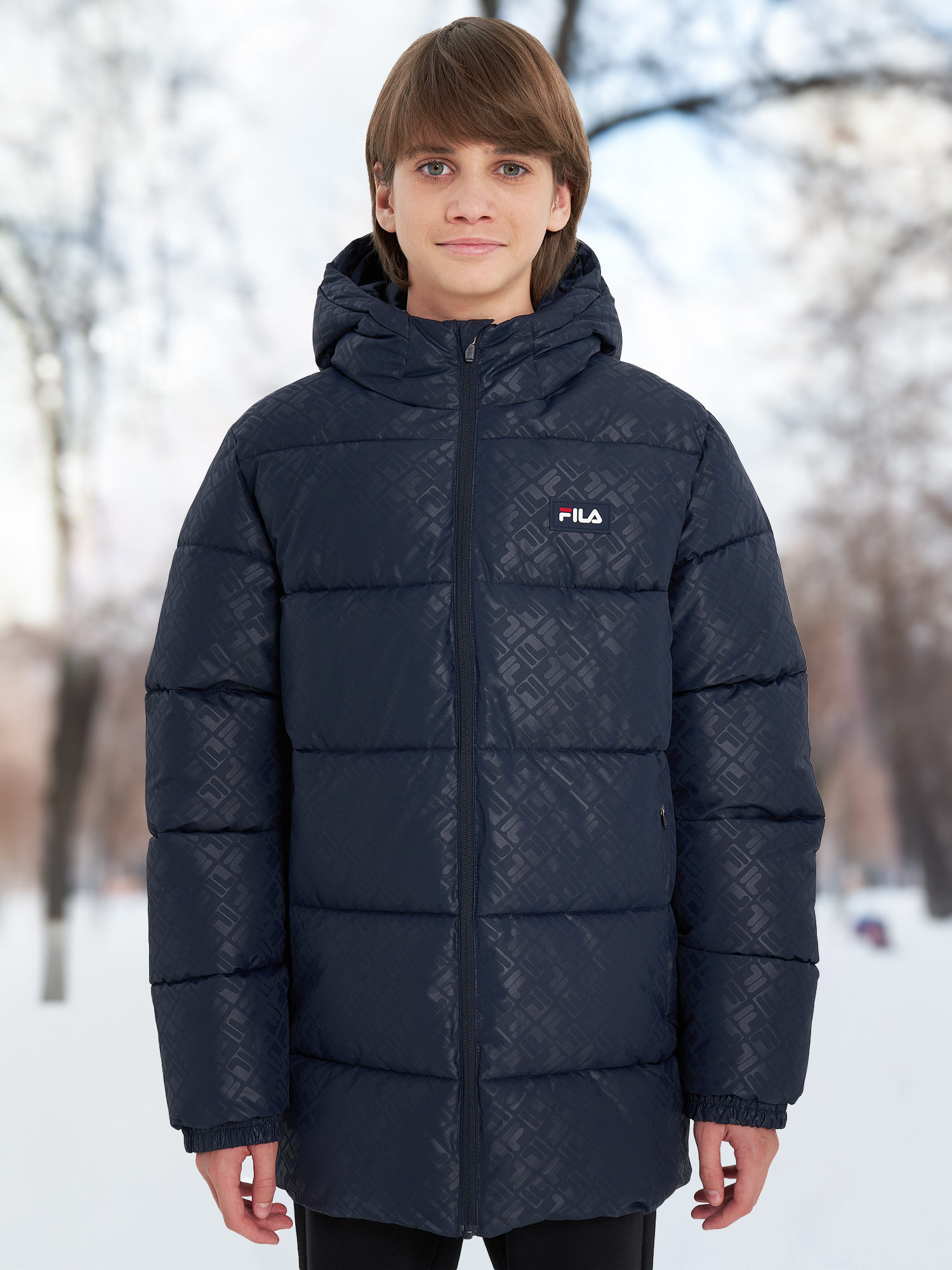 Пуховик для мальчиков FILA, Синий