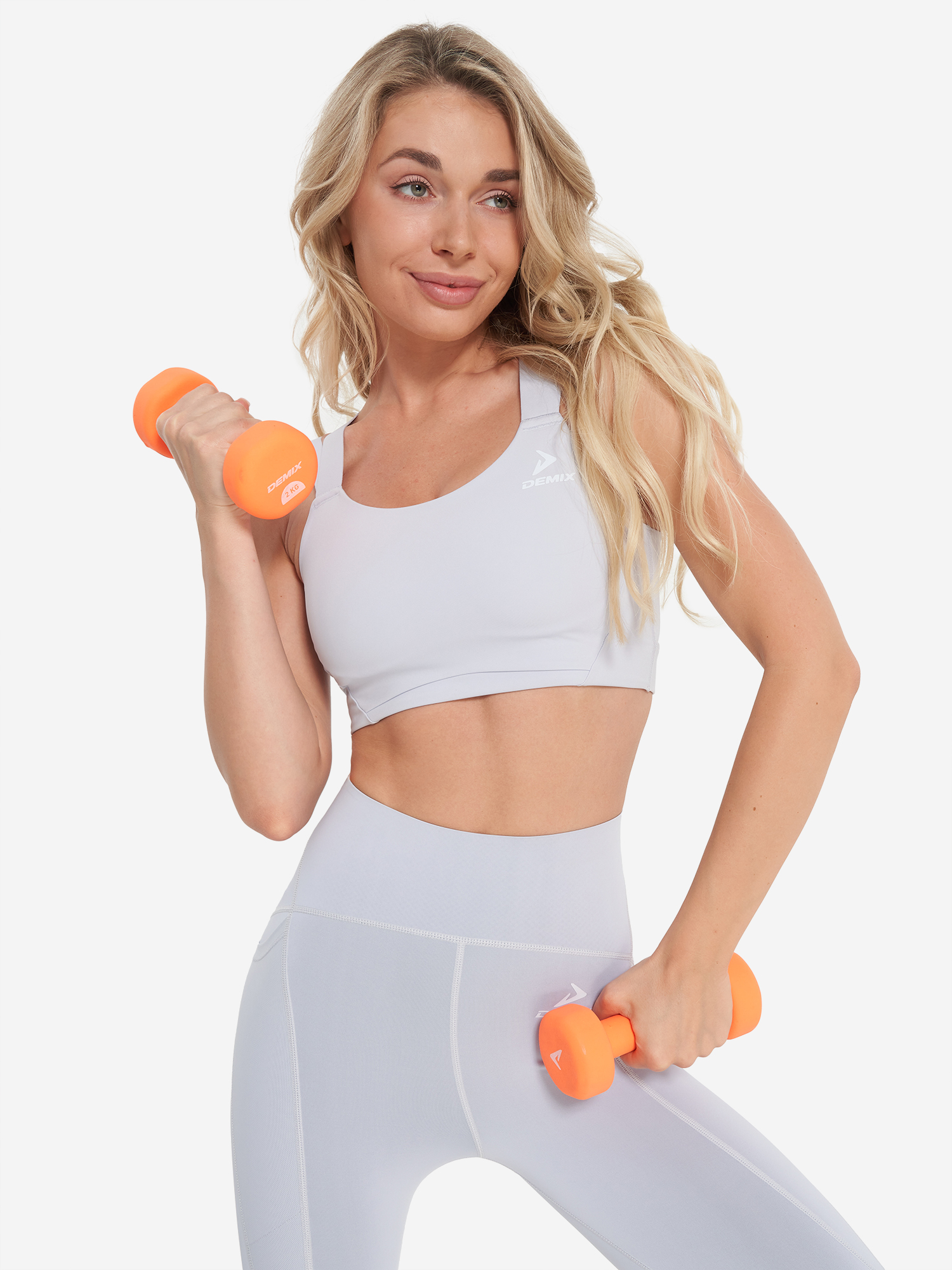Топ бра спортивный Demix MuseFit Gym Scuba, Голубой