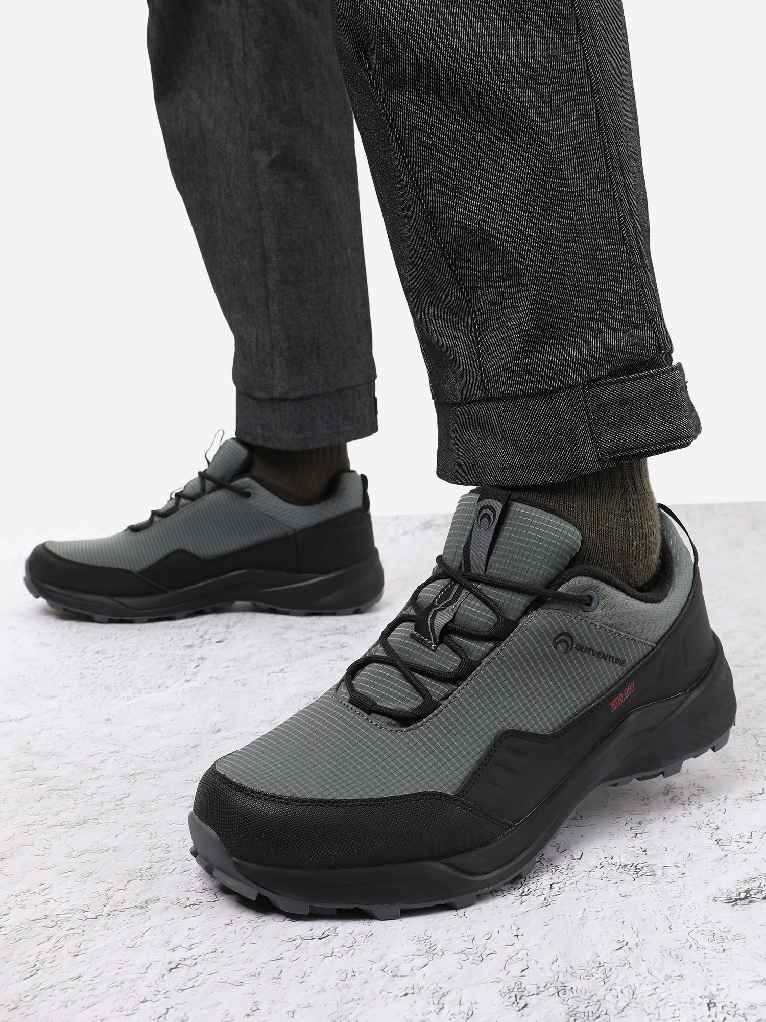 Кроссовки утепленные мужские Outventure Montblanc 3 Low, Серый