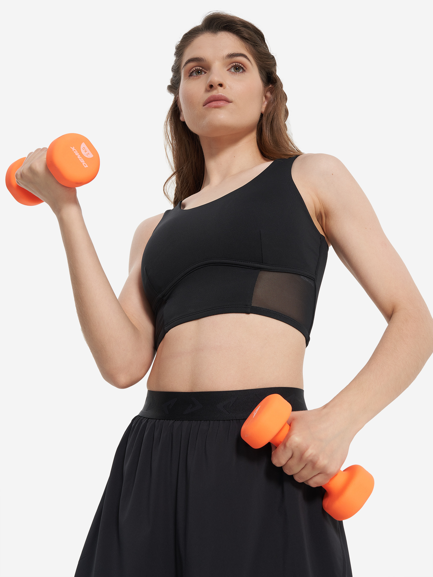 Топ бра спортивный Demix MuseFit Dance, Черный
