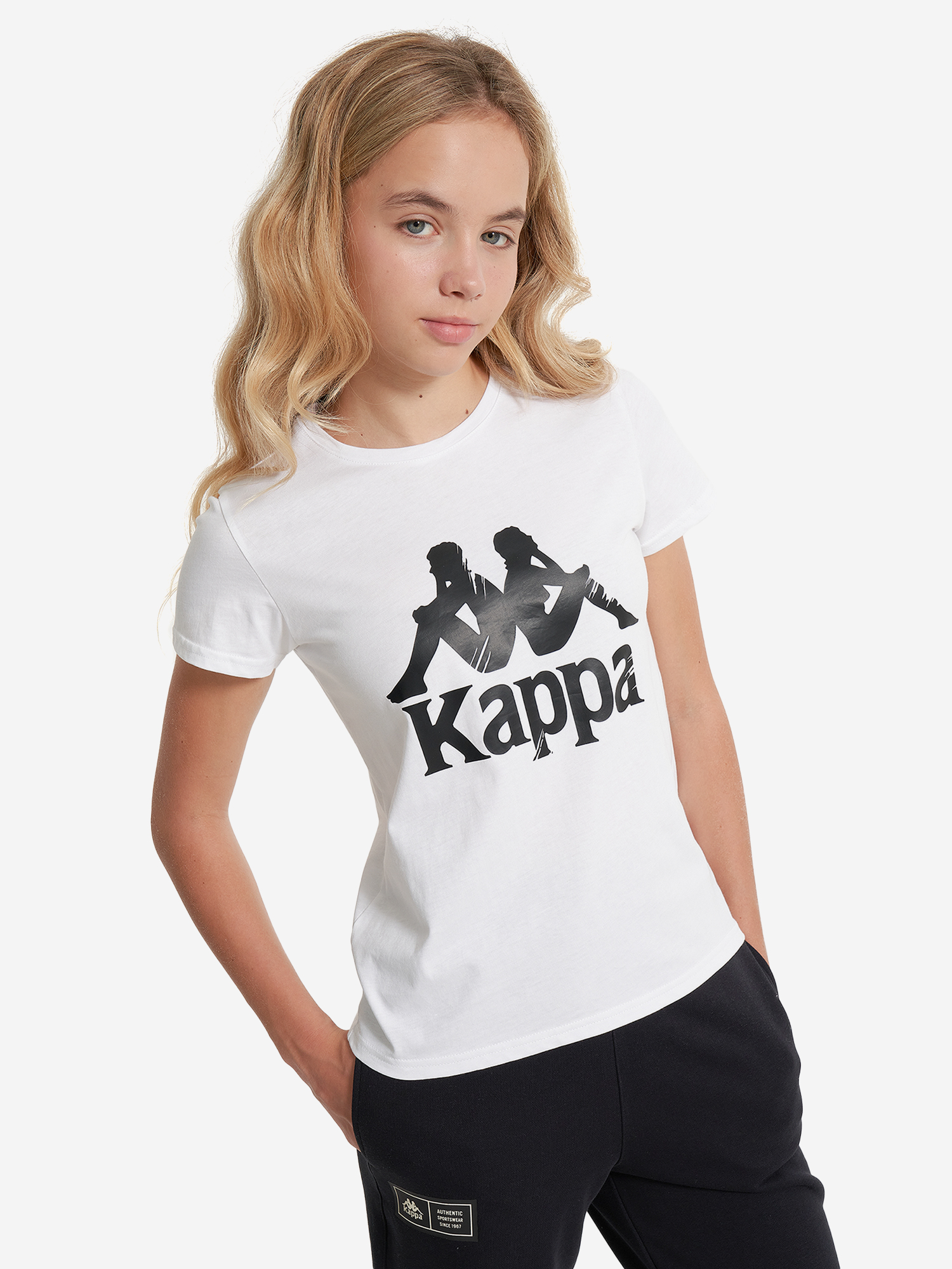 Футболка для девочек Kappa, Белый