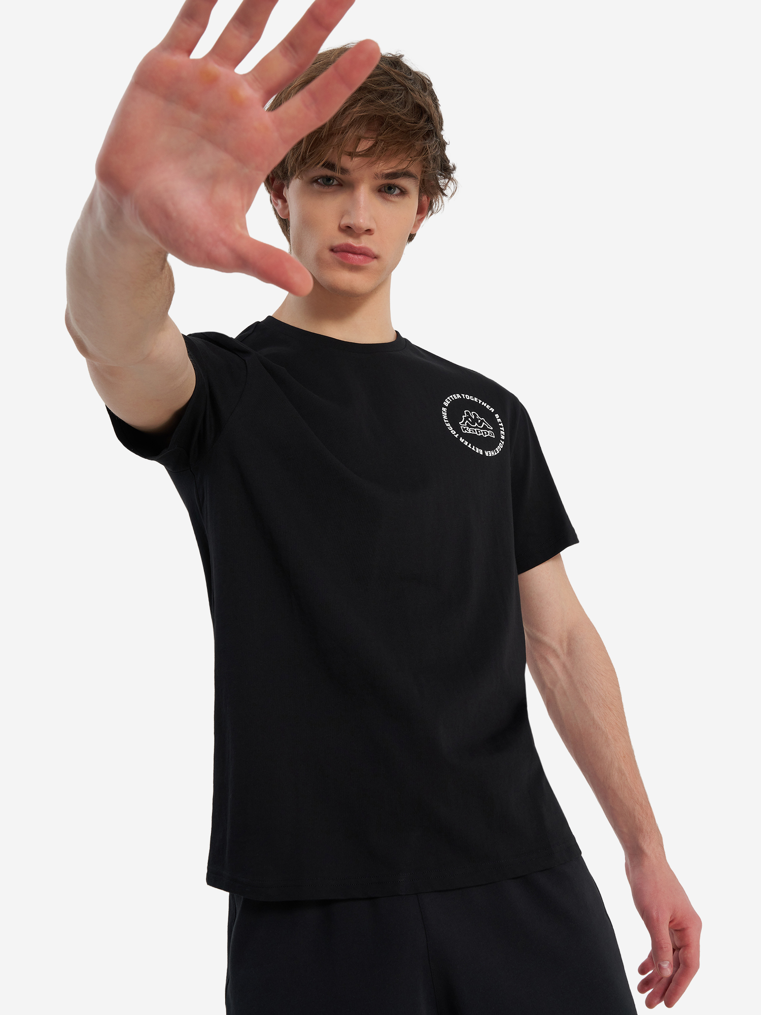 Футболка мужская Kappa, Черный