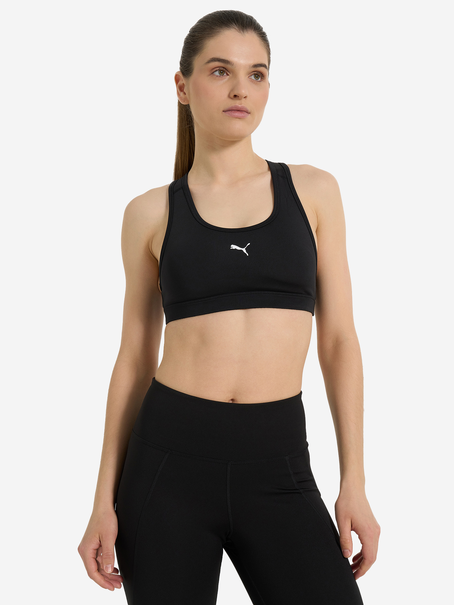 Топ бра спортивный PUMA 4 Keeps, Черный