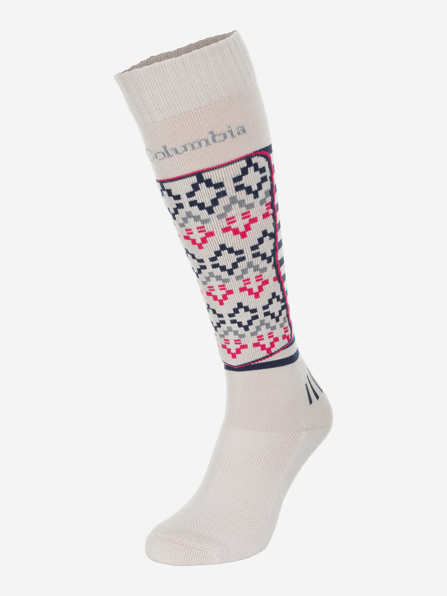Гольфы компрессионные Columbia Fair Isle Stripe, 1 пара, Бежевый