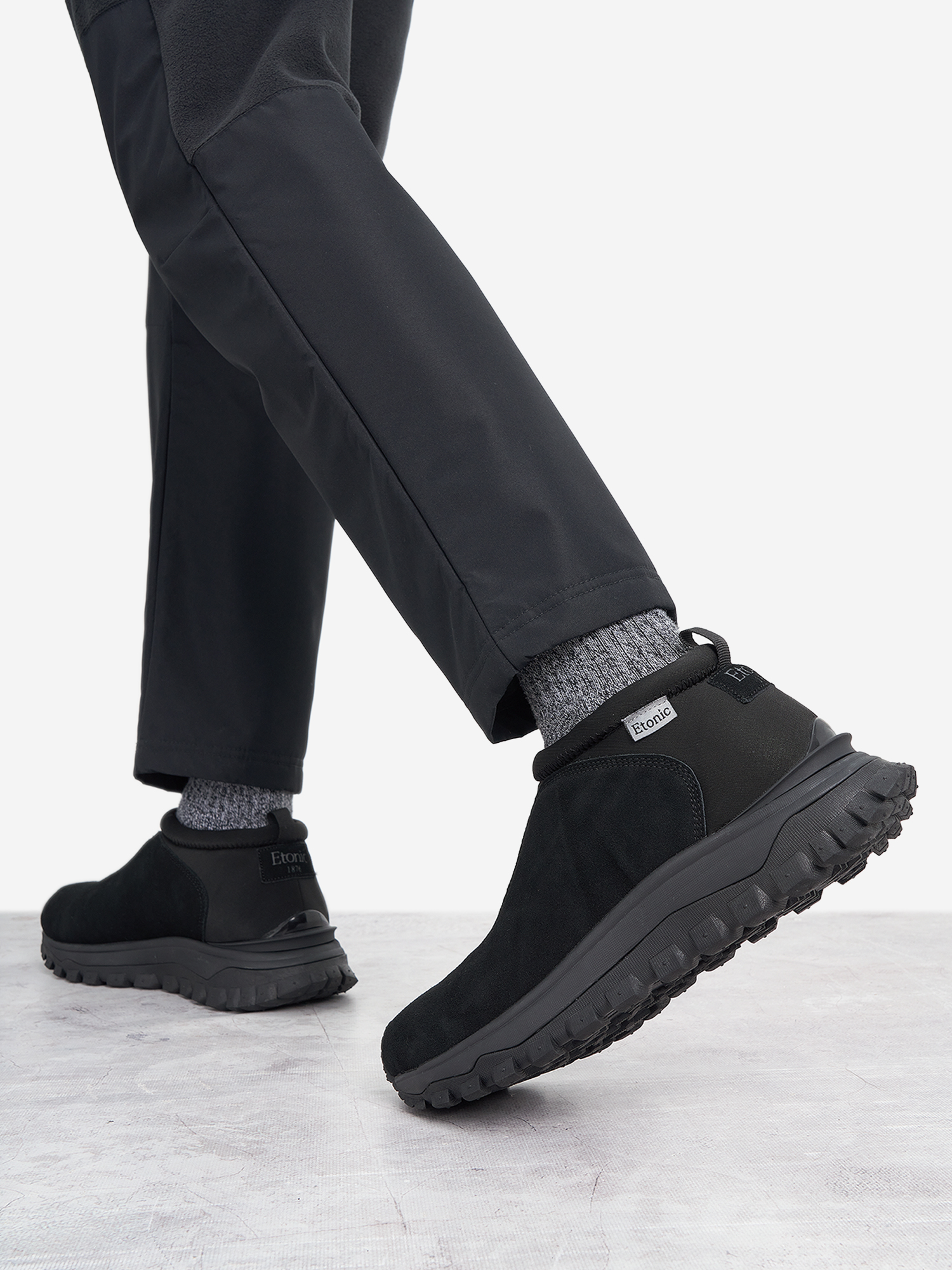 Полуботинки утепленные мужские Etonic Snow, Черный