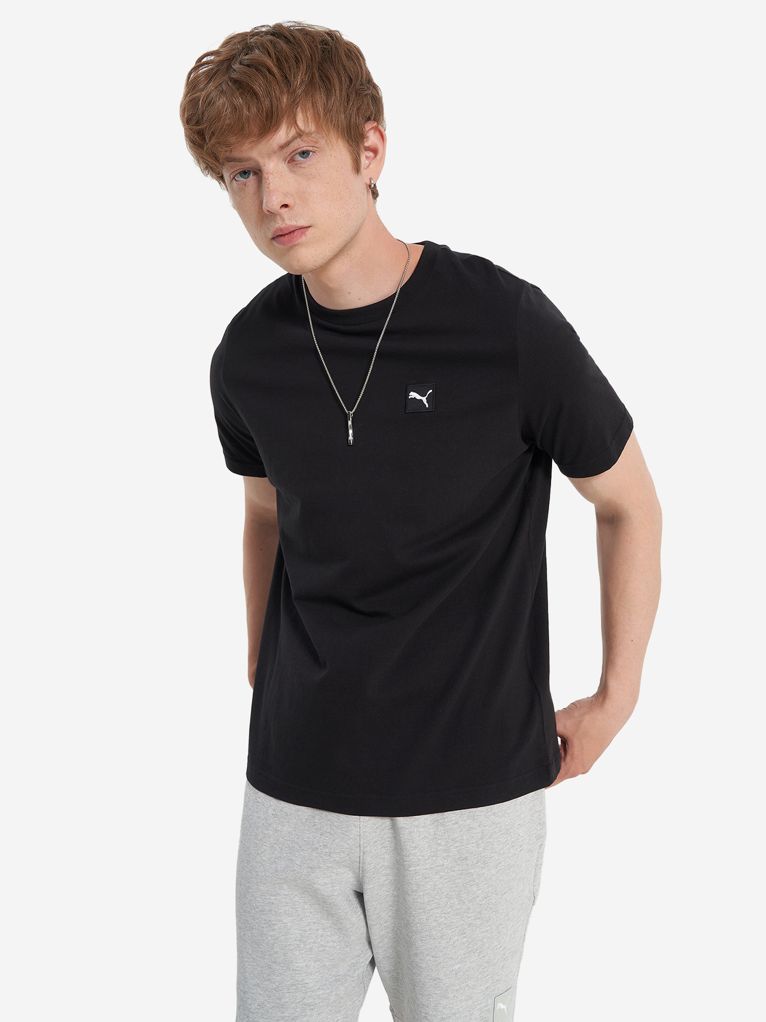 Футболка мужская PUMA Ess Elevated, Черный