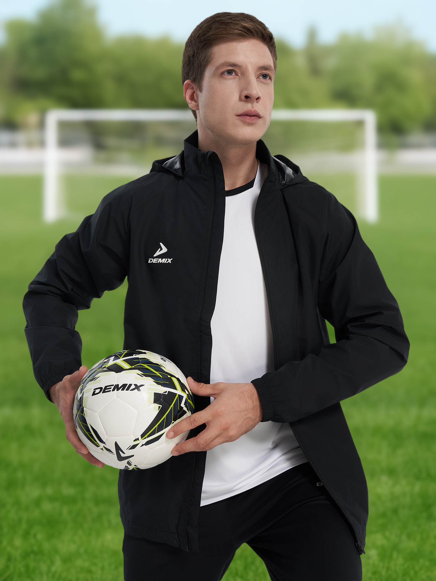Ветровка мужская Demix Midfielder, Черный