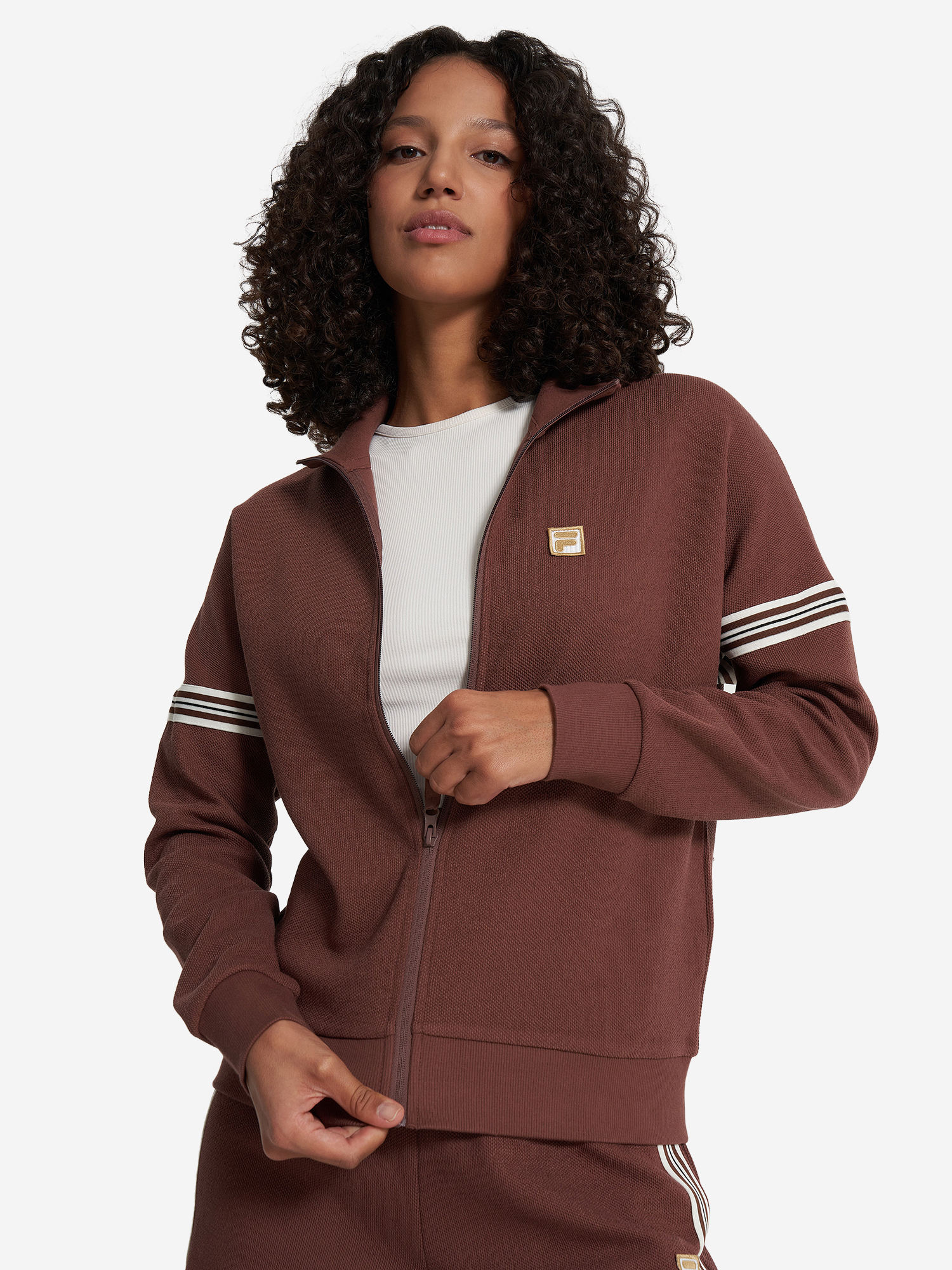 Толстовка женская FILA, Коричневый