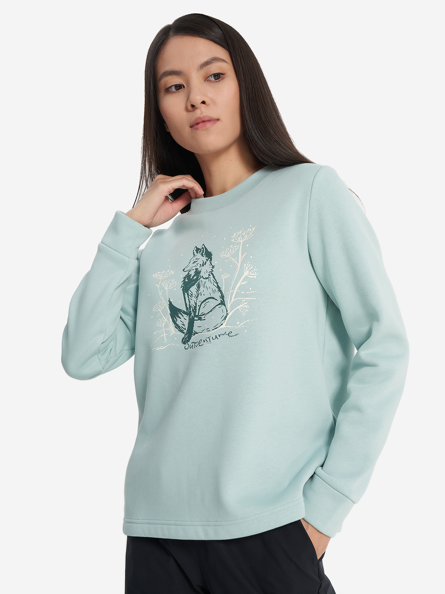 Свитшот женский Outventure, Голубой