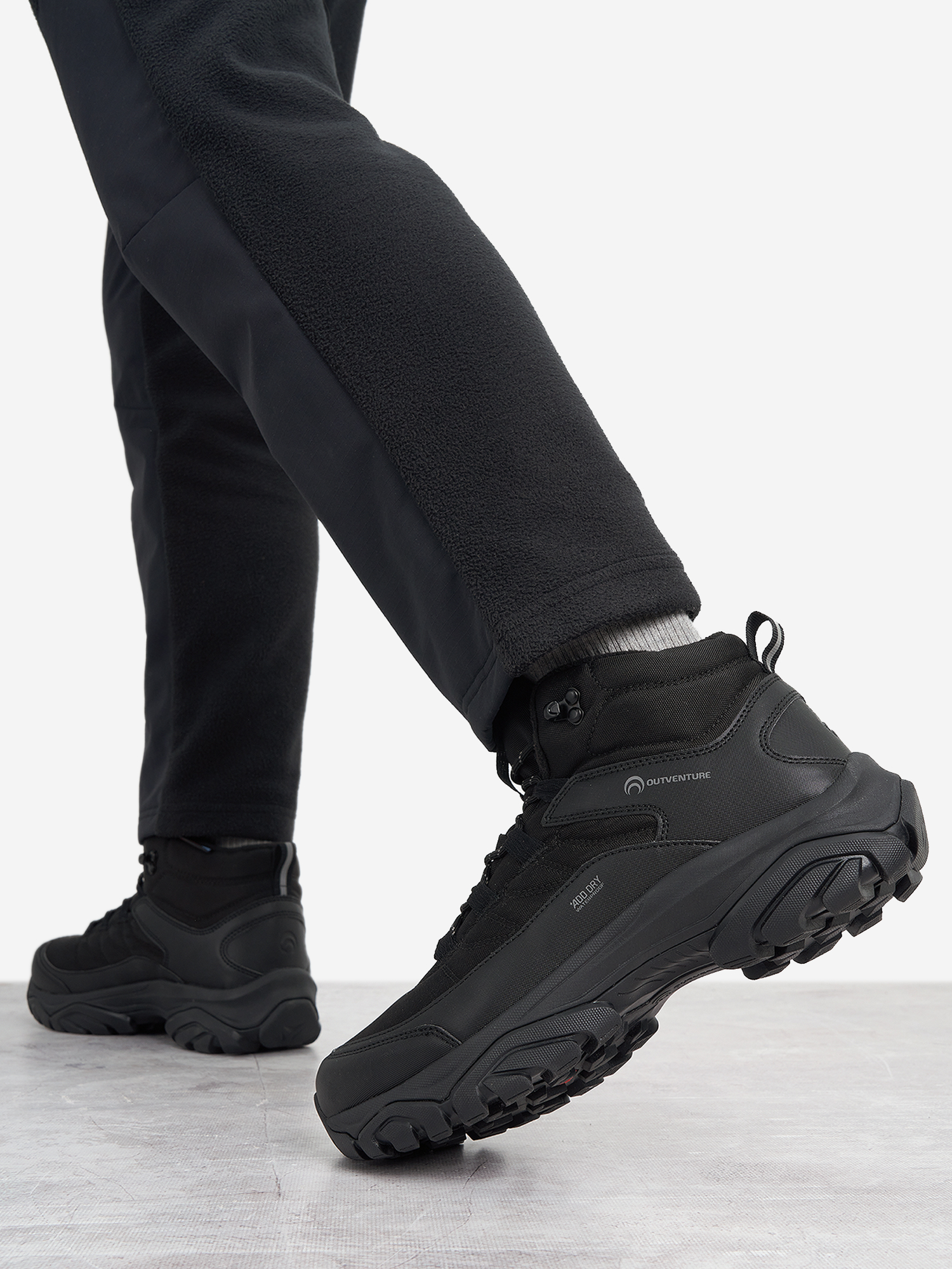 Ботинки утепленные мужские Outventure Cheget Nylon, Черный