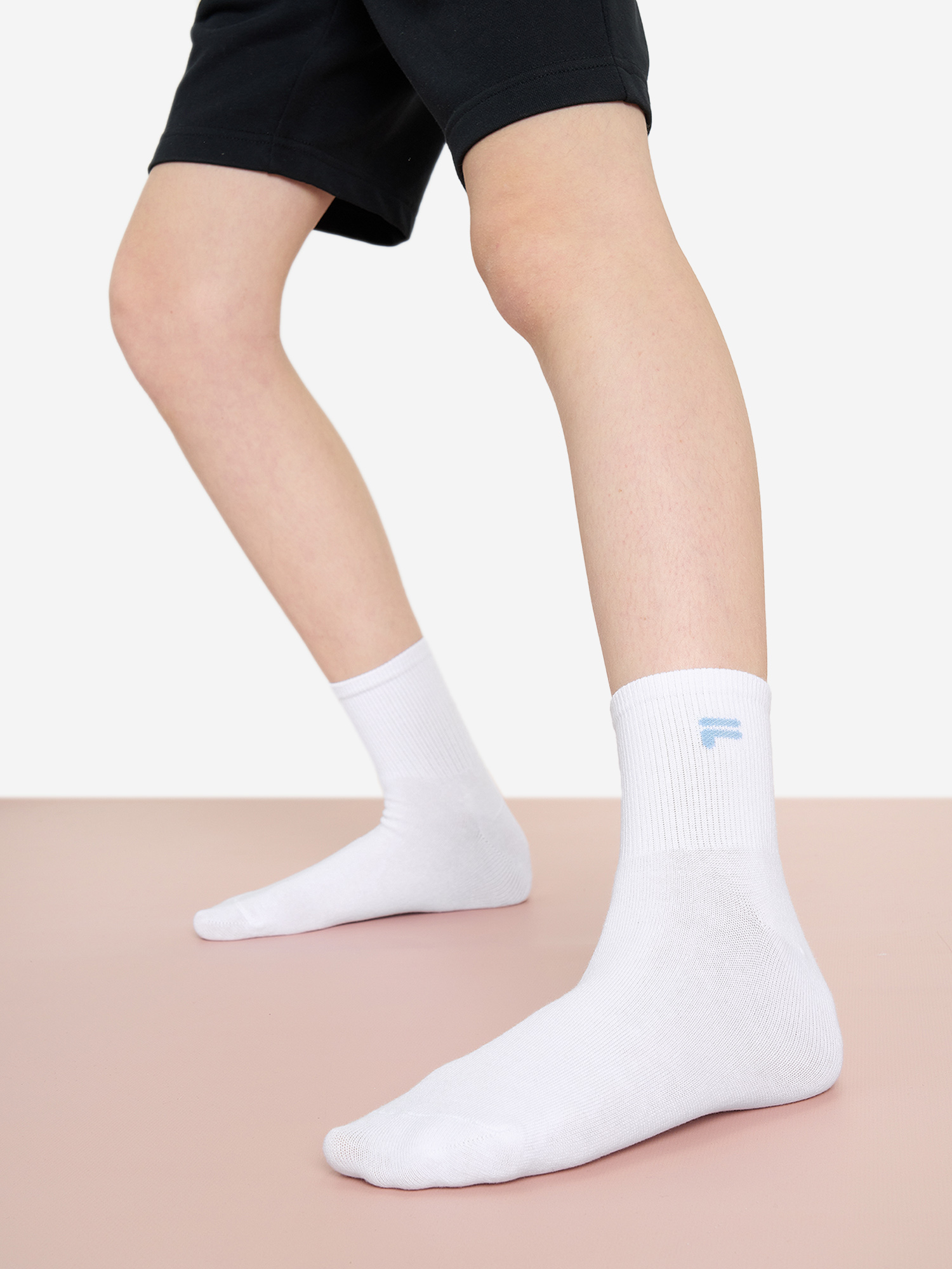 Носки для мальчиков FILA, 2 пары, Белый