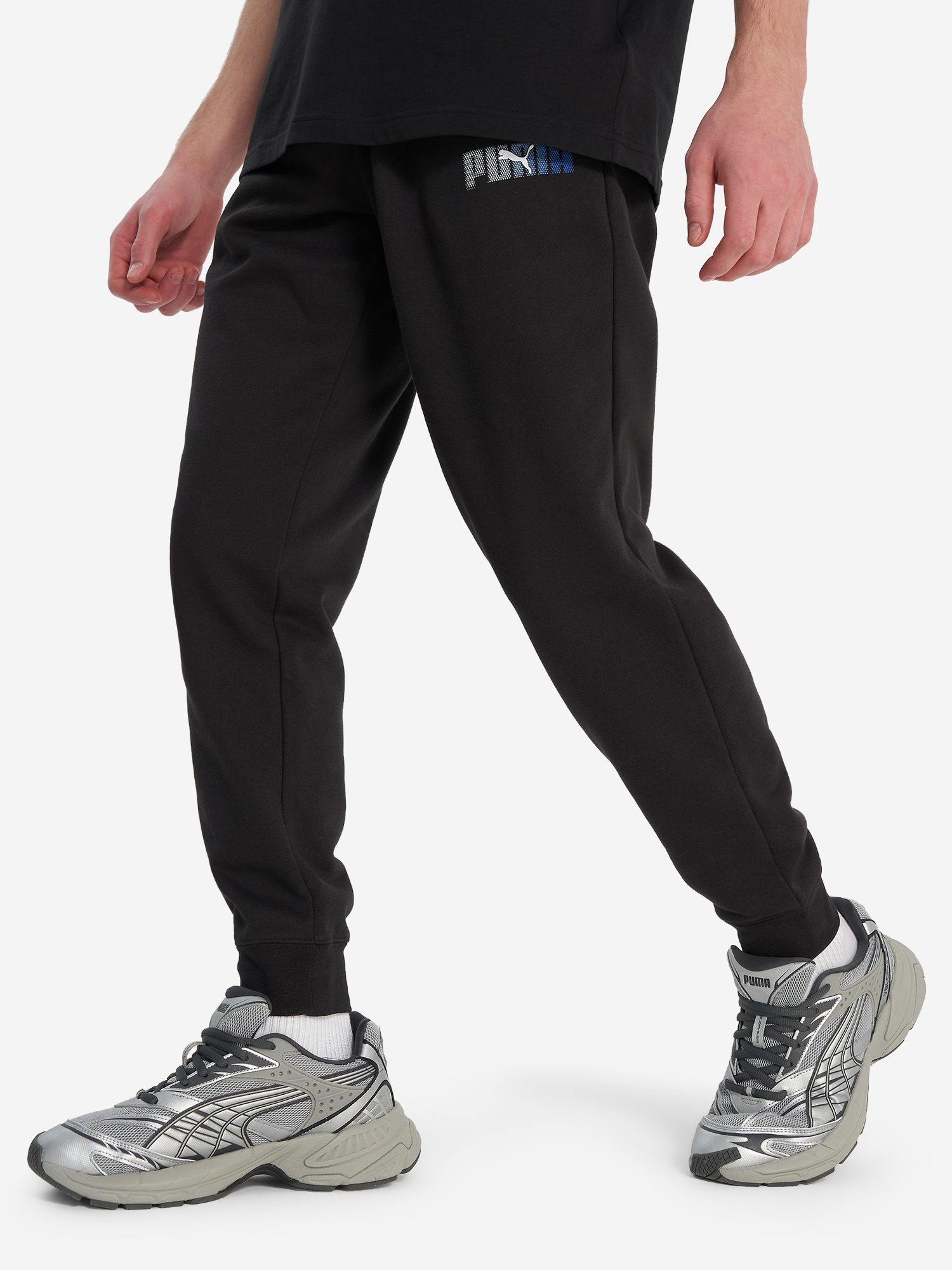 Брюки мужские PUMA Ess Logo Lab, Черный