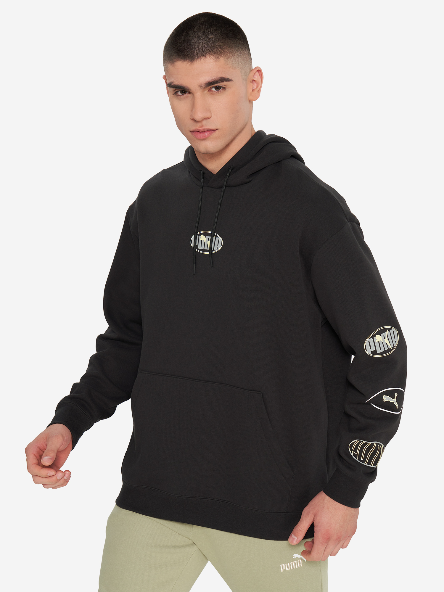 Худи мужское PUMA Ess Logo Lab Execution, Черный