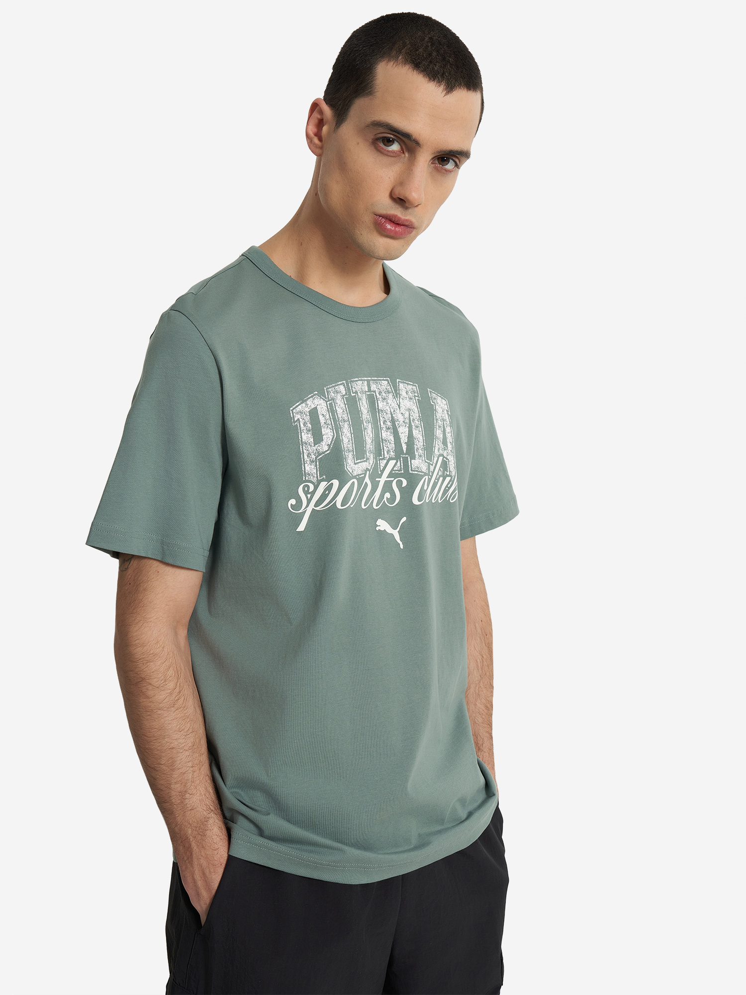 Футболка мужская PUMA Classic Graphic, Зеленый