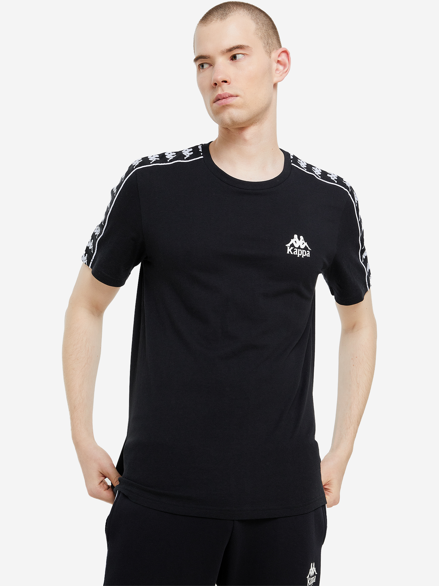 Футболка мужская Kappa Banda d’Origini, Черный
