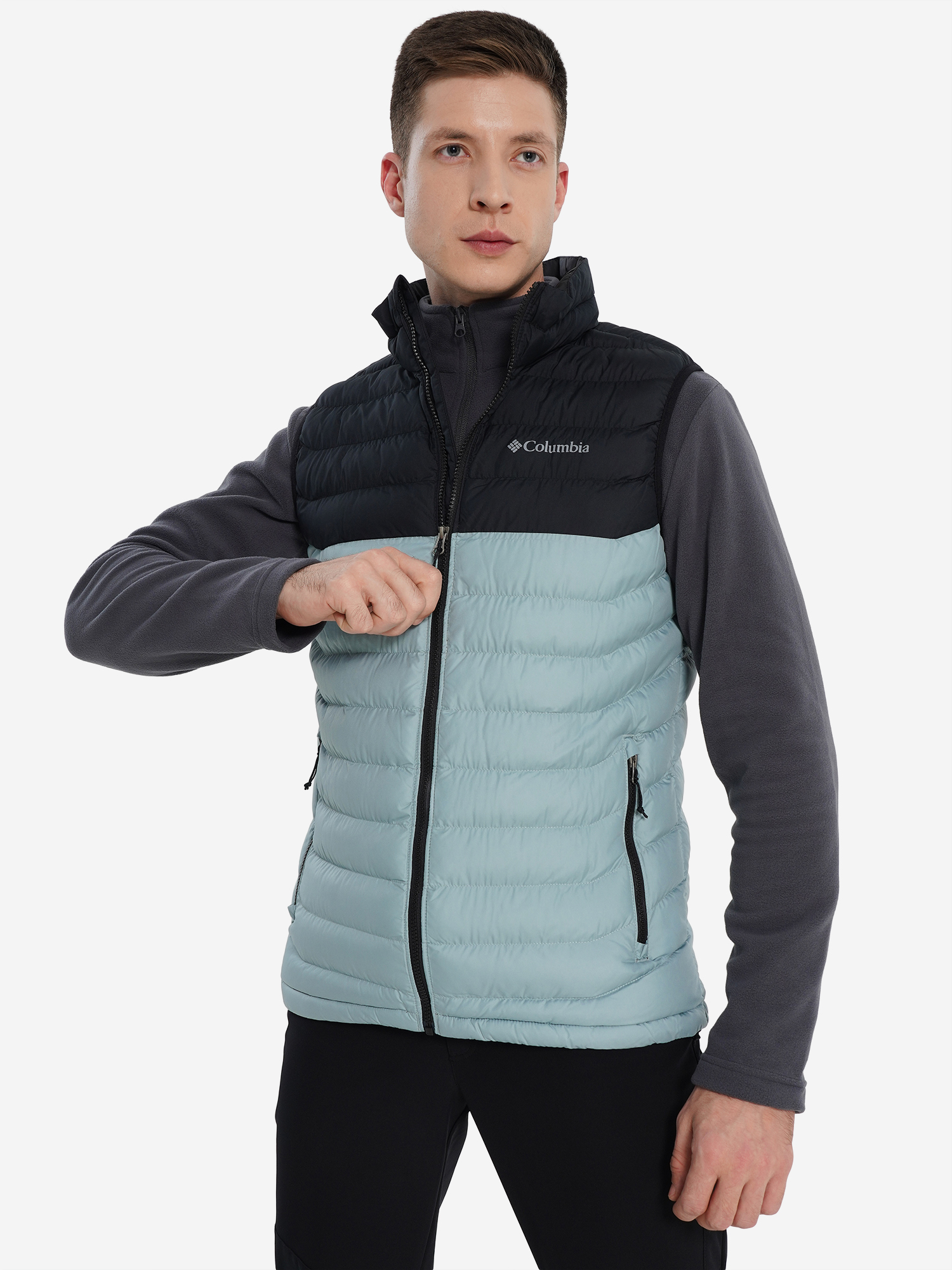 Жилет утепленный мужской Columbia Powder Lite II Vest, Голубой