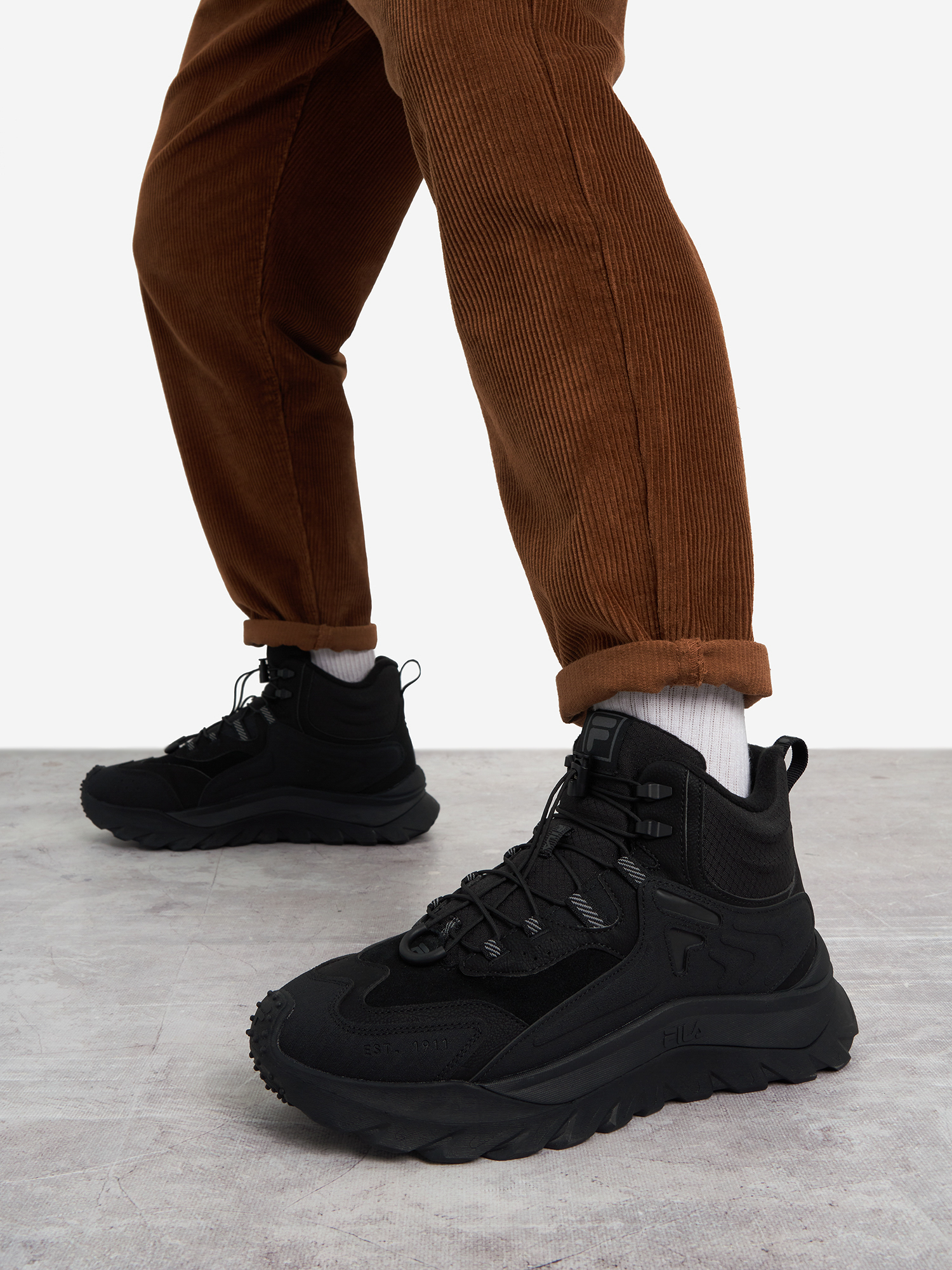 Кроссовки утепленные мужские FILA Bounder, Черный