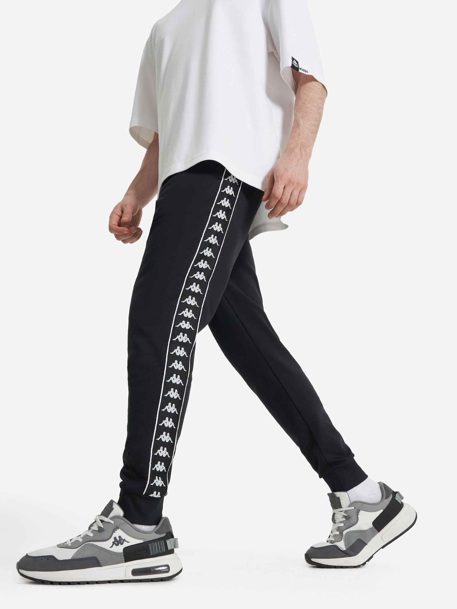 Брюки мужские Kappa Banda d’Origini, Черный