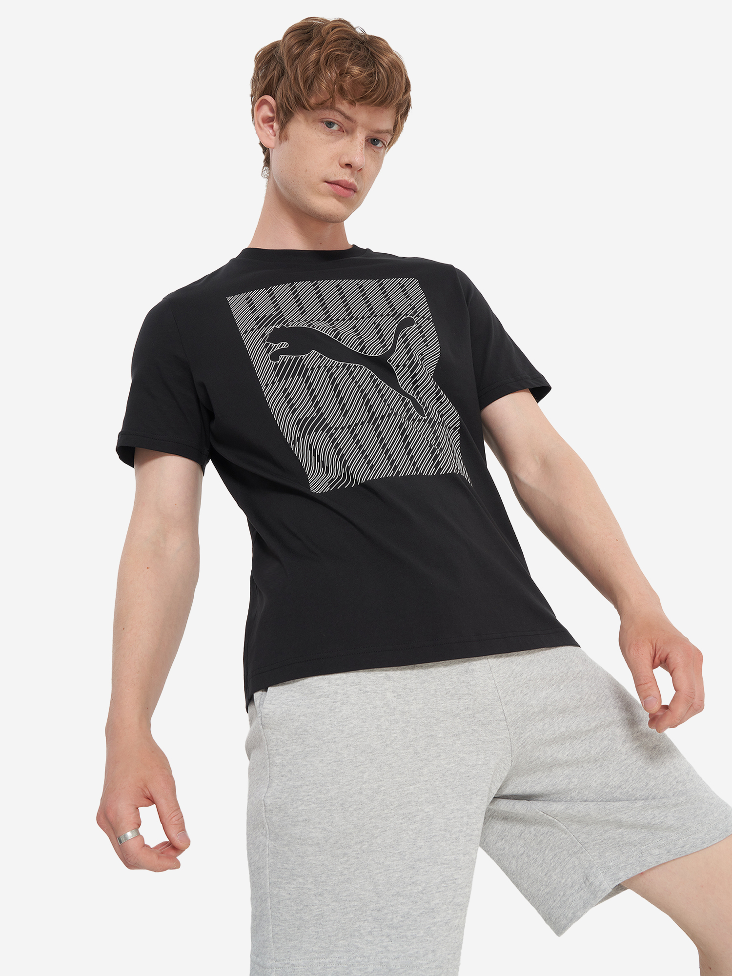 Футболка мужская PUMA Graphics, Черный