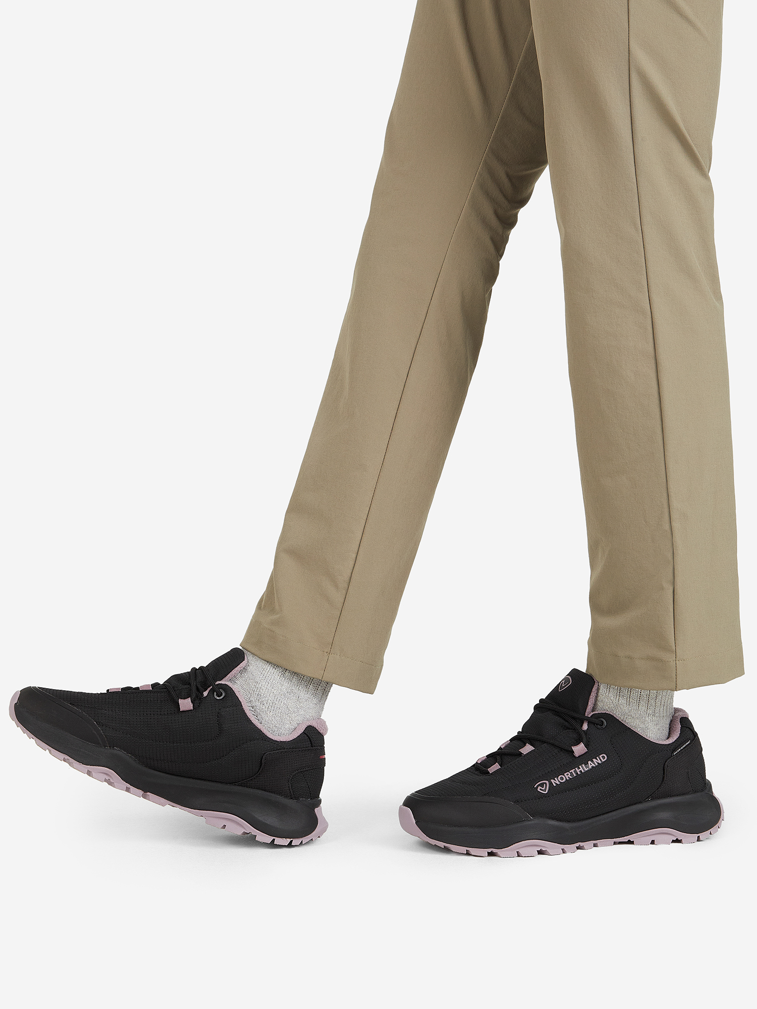 Кроссовки утепленные женские Northland Fels Nylon Low, Черный